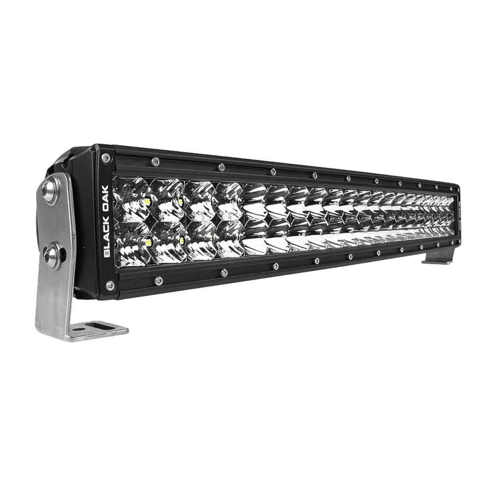 Black Oak Pro Series 3.0 Curved Double Row 20'' Led Light Bar - Combo Optics - Black Housing,WBAUVB0CWYWLFB3