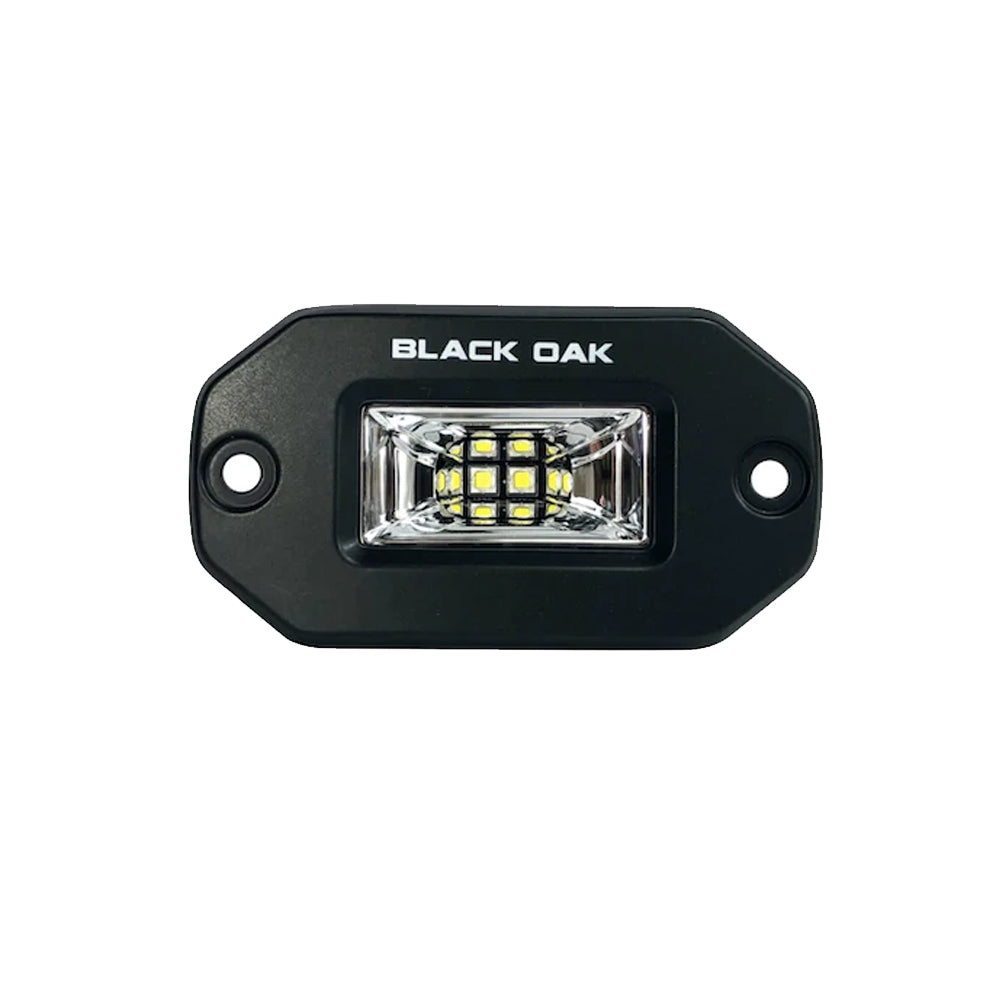 Black Oak 2'' Marine Flush Mount Spreader Light - Black Housing - Pro Series 3.0,WBEEAB0BBSR3HM2