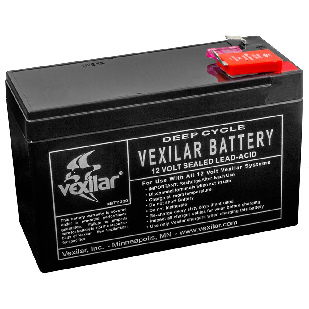Vexilar 12V/9 Amp Lead-Acid Battery,WBEEAA001346625