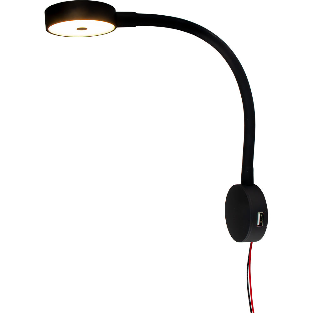 Sea-Dog Led Flex Neck Day/Night Light W/Usb Socket - Red &Amp; White Light,WBHOMB0BTPZW5SD