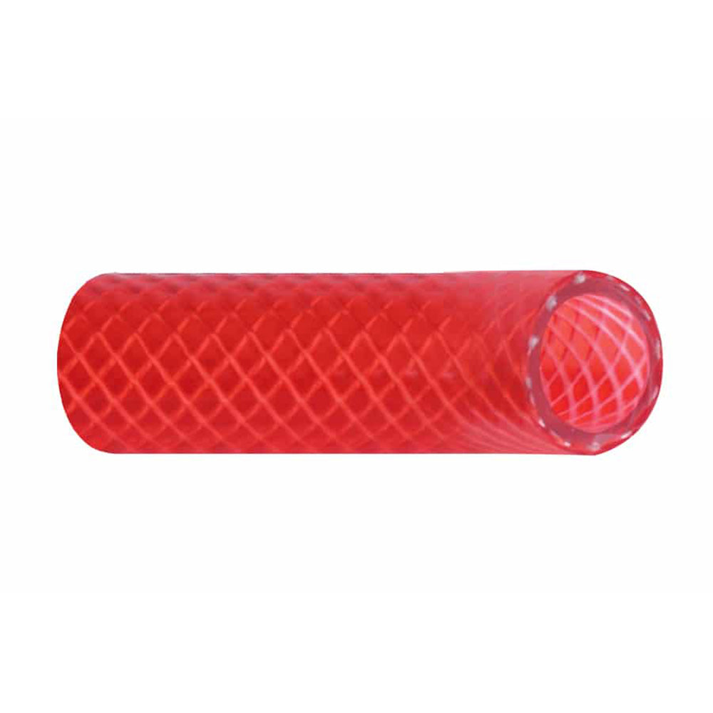 Trident Marine 3/4'' X 50&#39; Boxed Reinforced Pvc (Fda) Hot Water Feed Line Hose - Drinking Water Safe - Translucent Red,WBHDWA001346697