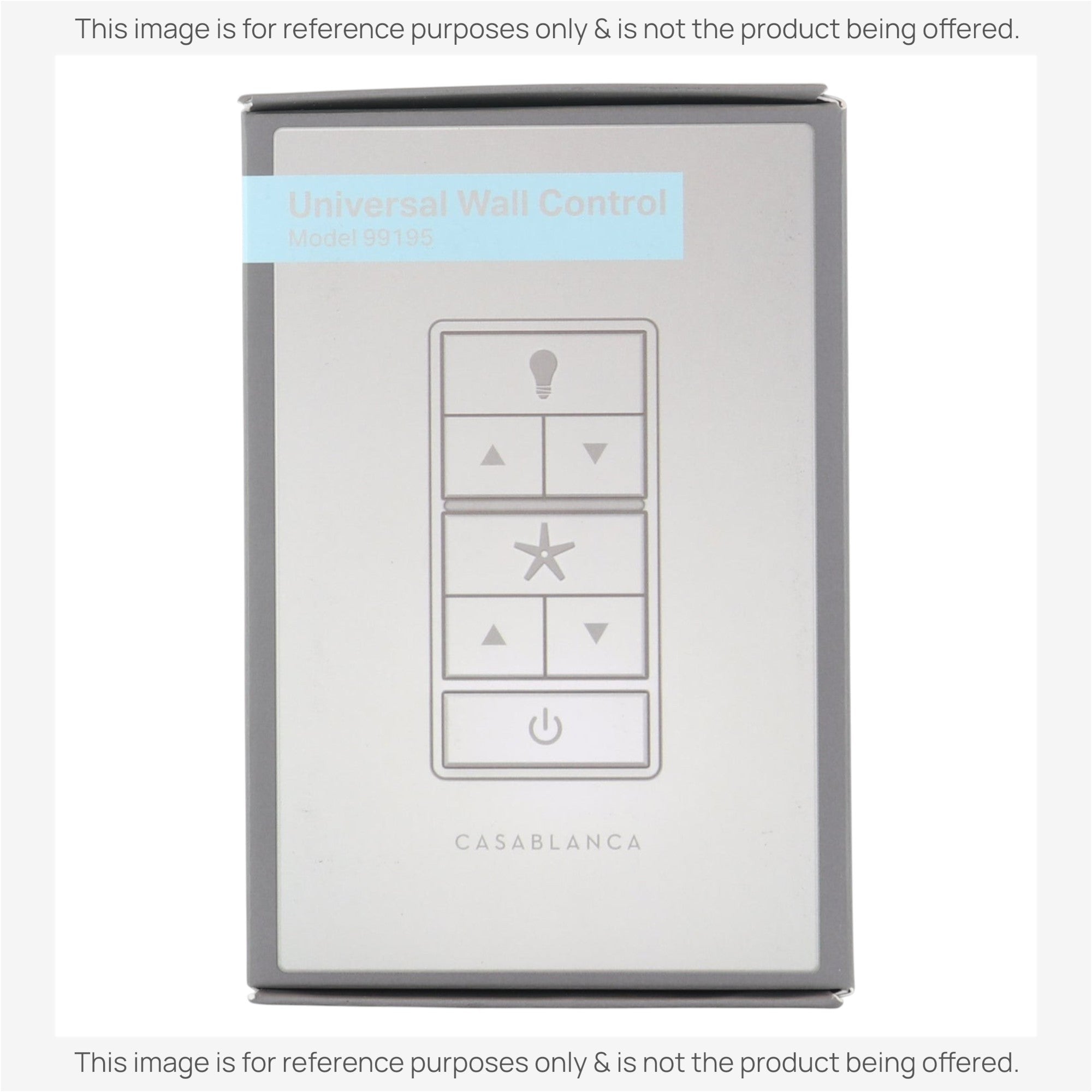 Substitute for Casablanca 99195 / IN2TX47 Ceiling Fan Wall Remote Control K692701000 [UC9051T-WIRED/UC7067FMRX]