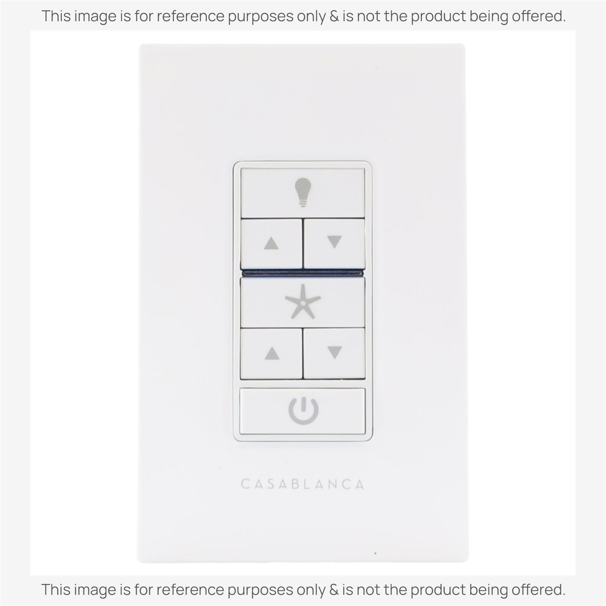 Substitute for Casablanca 99195 / IN2TX47 Ceiling Fan Wall Remote Control K692701000 [UC9051T-WIRED/UC7067FMRX]