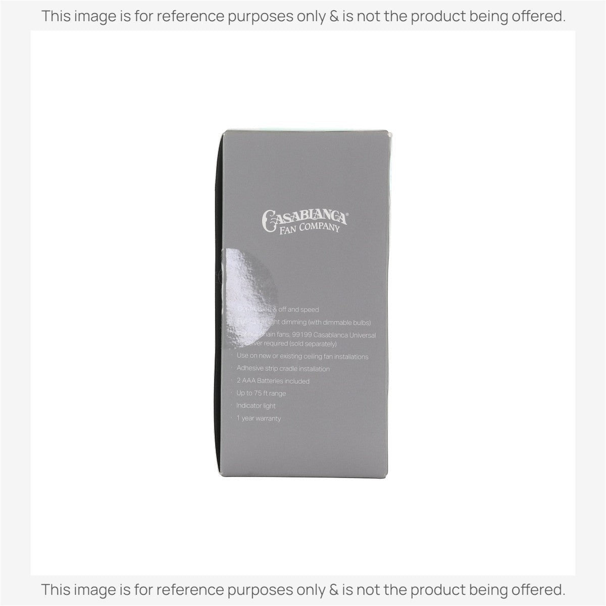 Anderic Substitute Kit for Casablanca 99198 / IN2TX50 4-Speed Ceiling Fan Remote Control - K6266-08 [63T-AC83T-KIT]