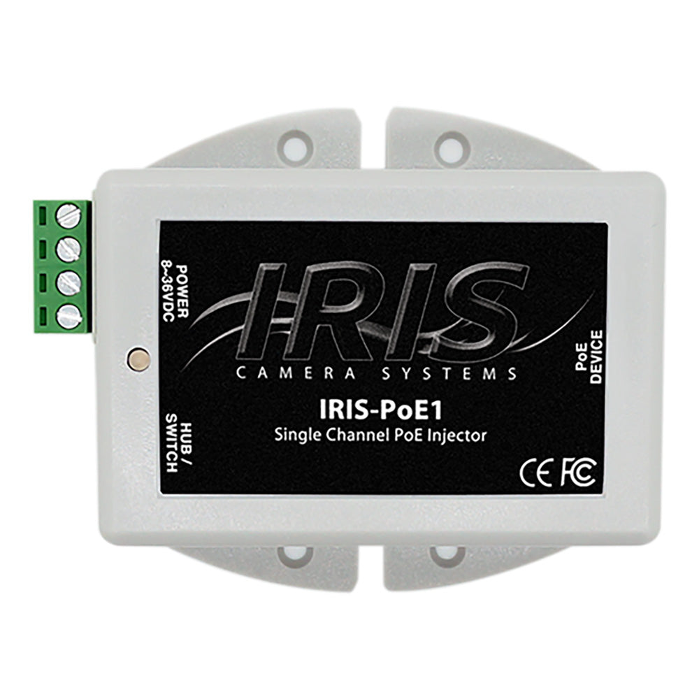 Iris Single Channel Poe Injector - 8-36Vdc Input Voltage &Amp; 48Vdc Output,WBAUVB0CWYXTN1Q