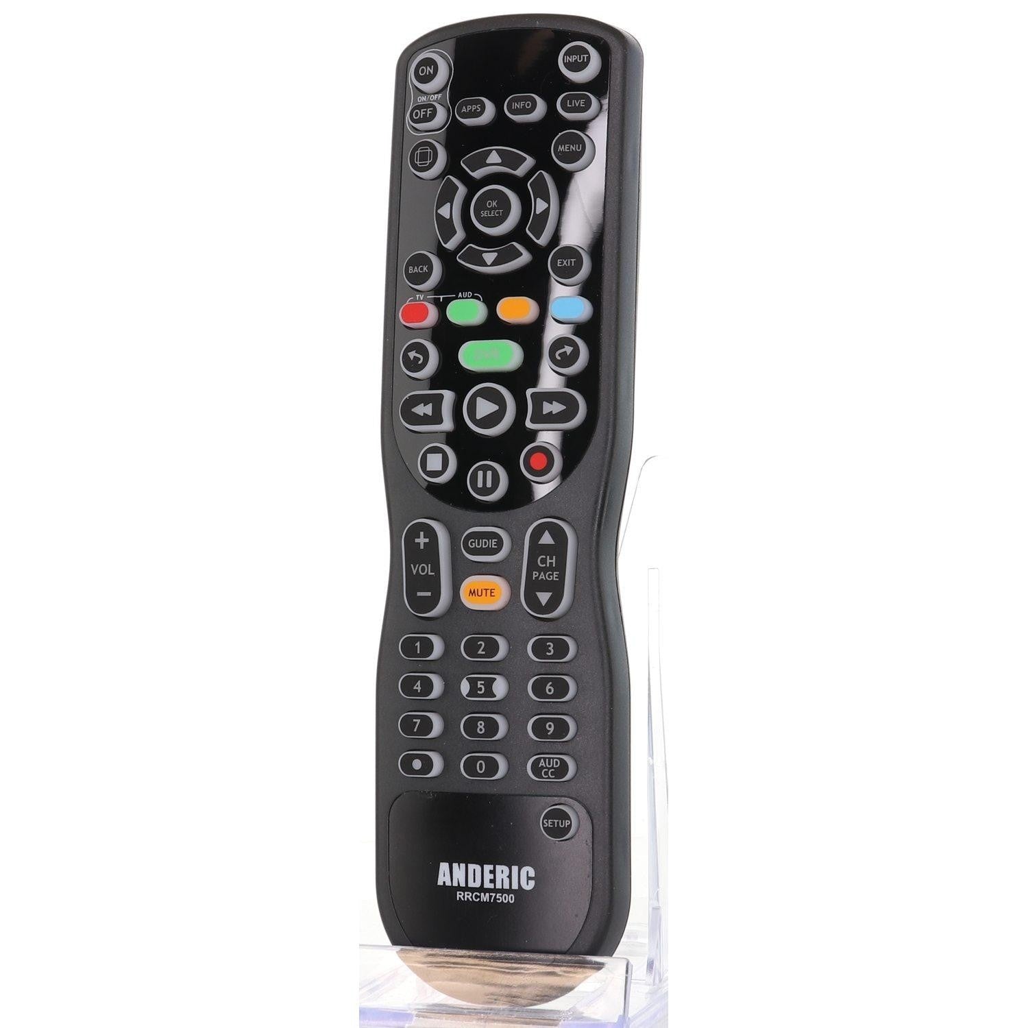 Anderic Substitute For Channel Master CM7500GB16rem Digital TV Tuner Converter Remote Control [RRCM7500]