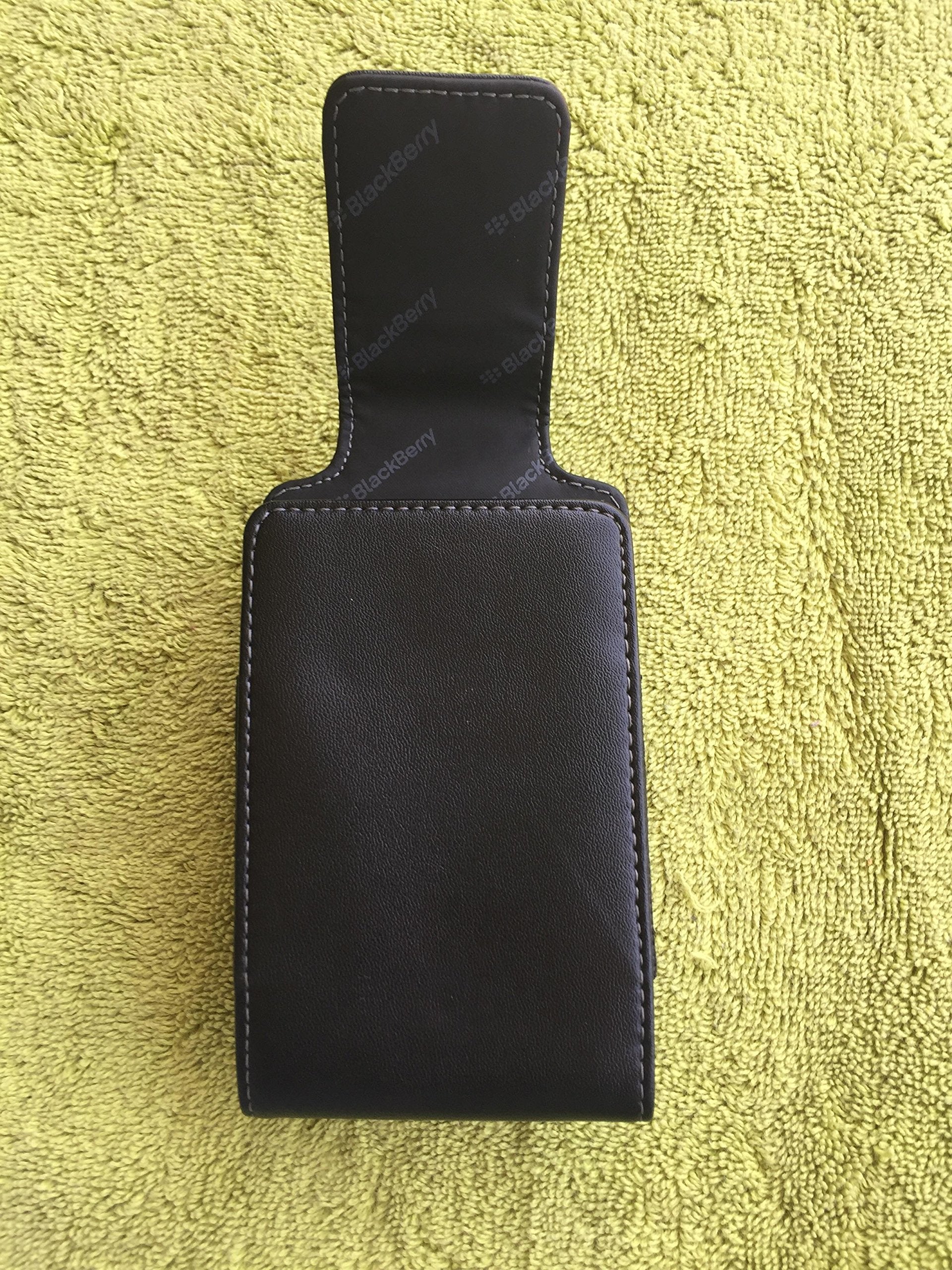 Oem (Original) Vertical Leather Case Pouch With Swivel Belt Clip For Blackberry Storm 2 (Storm2) 9520
