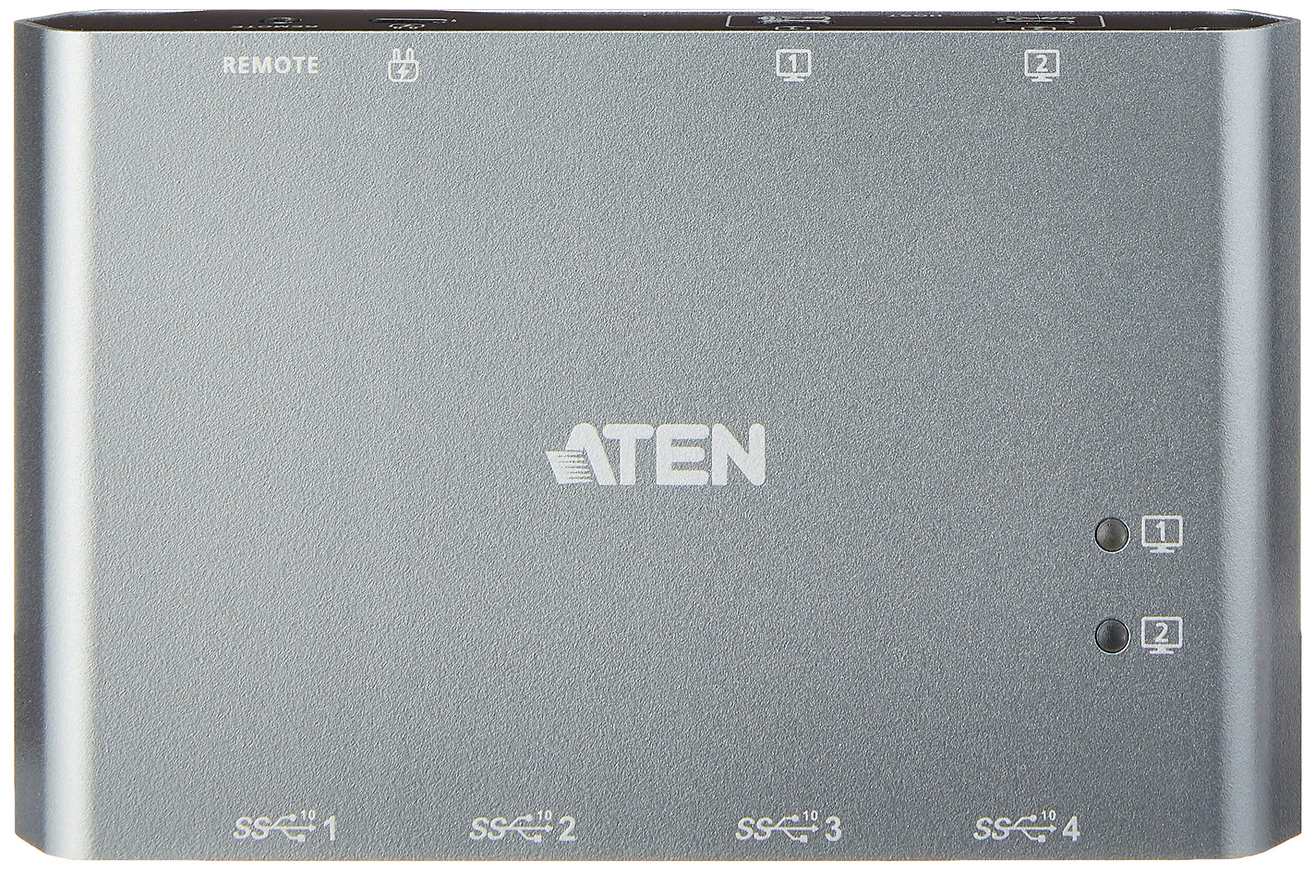 Aten 2-Port Usb-C Gen 2 Sharing Switch With Power Pass-Through - Usb 3.1 (Gen 2) Type C - External - 4 Usb Port(S) - Mac, Pc