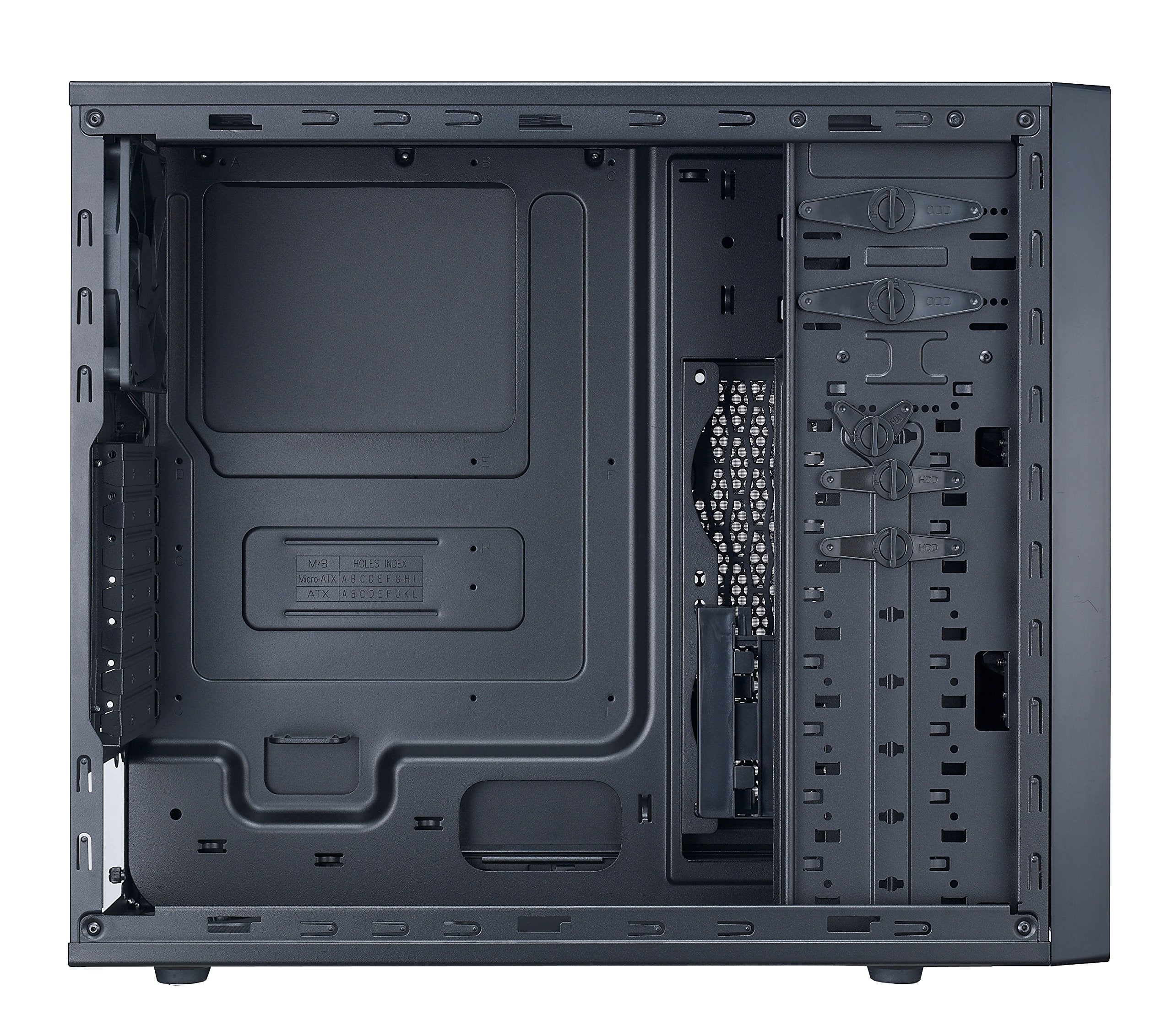 Cooler Master N400 Nse 400 Kkn2 Mid Tower Fully Meshed Front Panel Computer Case (Midnight Black)