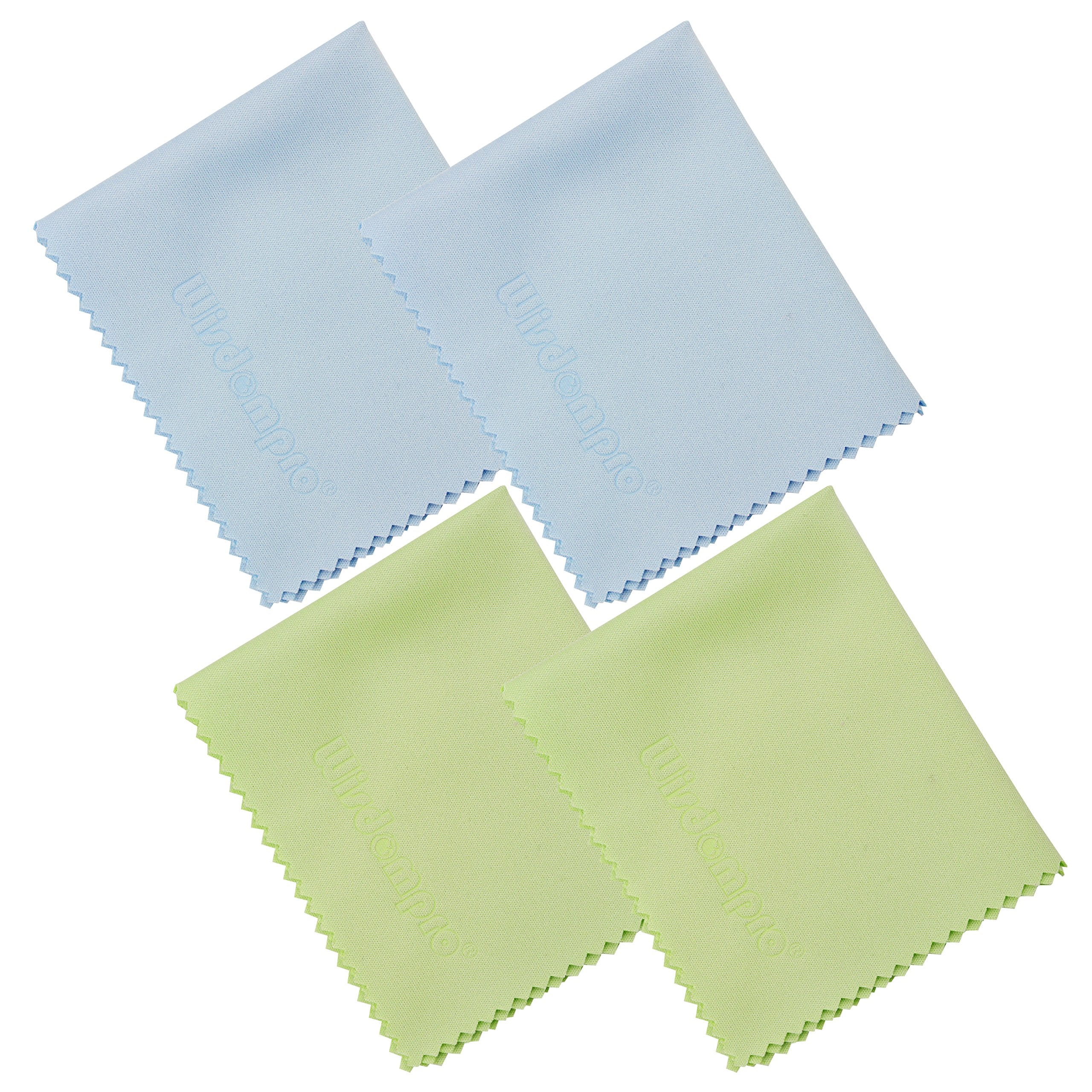 Wisdompro 8 Pack 5.7 X 6.9 Inches Microfiber Cleaning Cloth For Camera Lens, Glasses, Phone, Iphone, Ipad, Tablet, Laptop, Lcd T