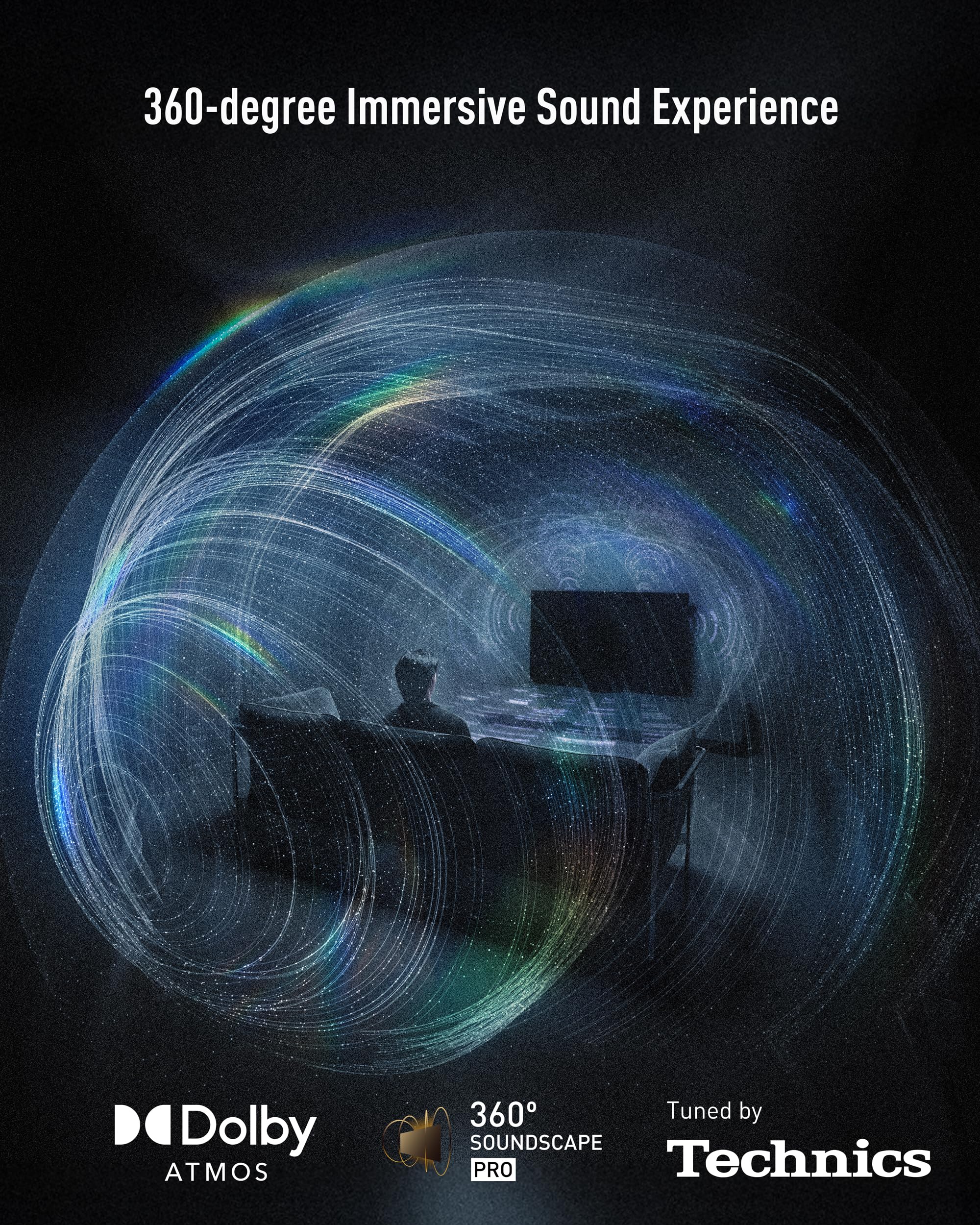 Panasonic Z95 Series (2025 Model) 77-Inch Oled 4K Ultra Hd Smart Fire Tv, Hdr10+ Adaptive, Dolby Vision Iq, 360 Soundscape Pro,