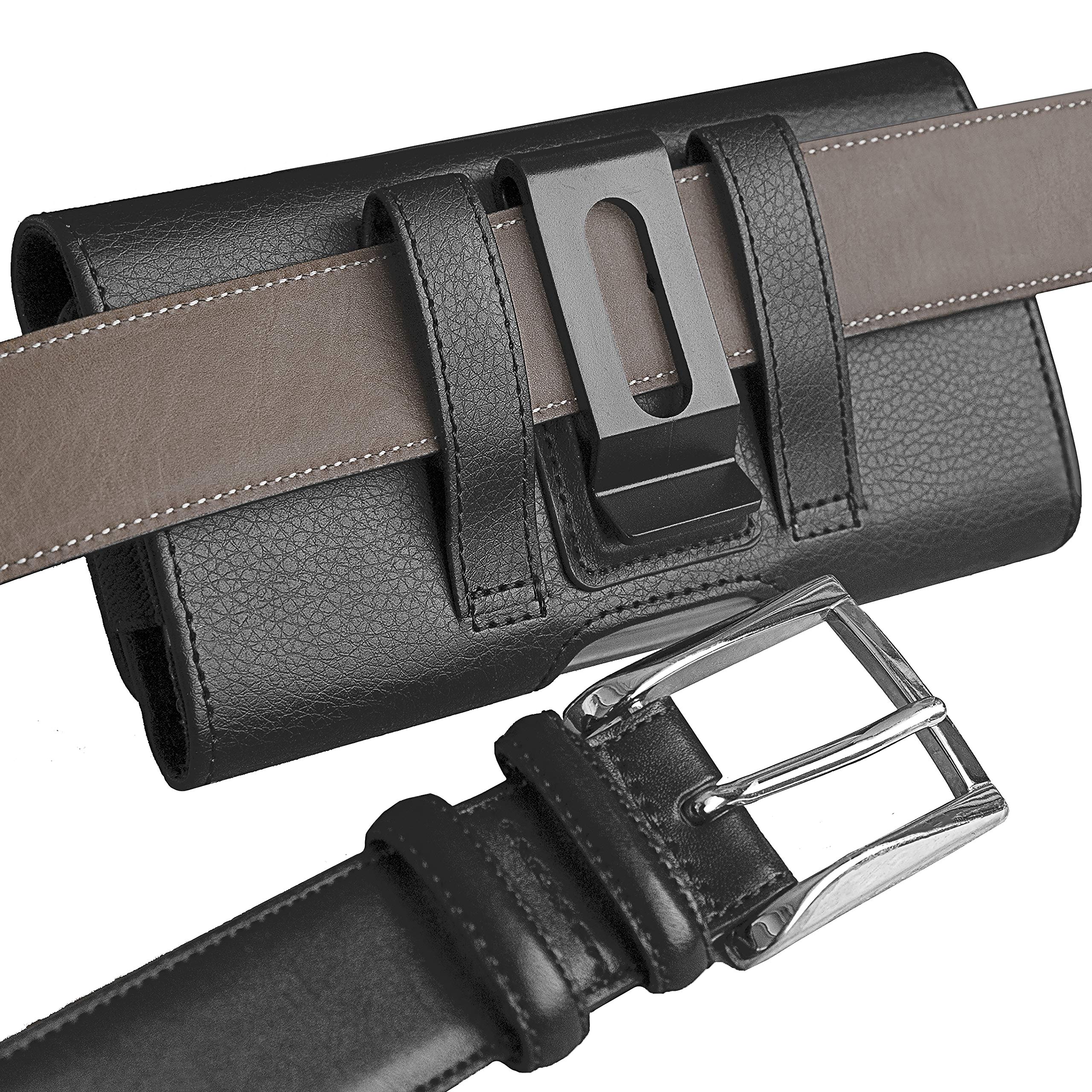 De Bin Cell Phone Holster Designed For Iphone Se (2020) Belt Case With Belt Clip, Premium Iphone 8 Belt Holster Pouch Carrying H