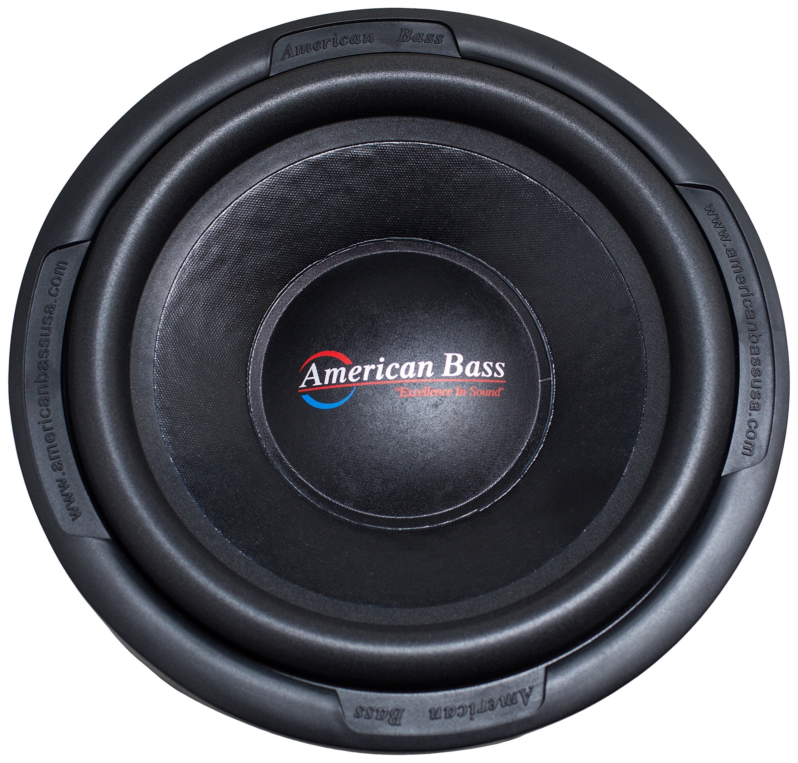 American Bass XFL1022 10inch Subwoofer Competition Car 1500 Watt RMS / 3000 Watt Max Dual Voice Coil 2 Ohm Impedance Voice Coi