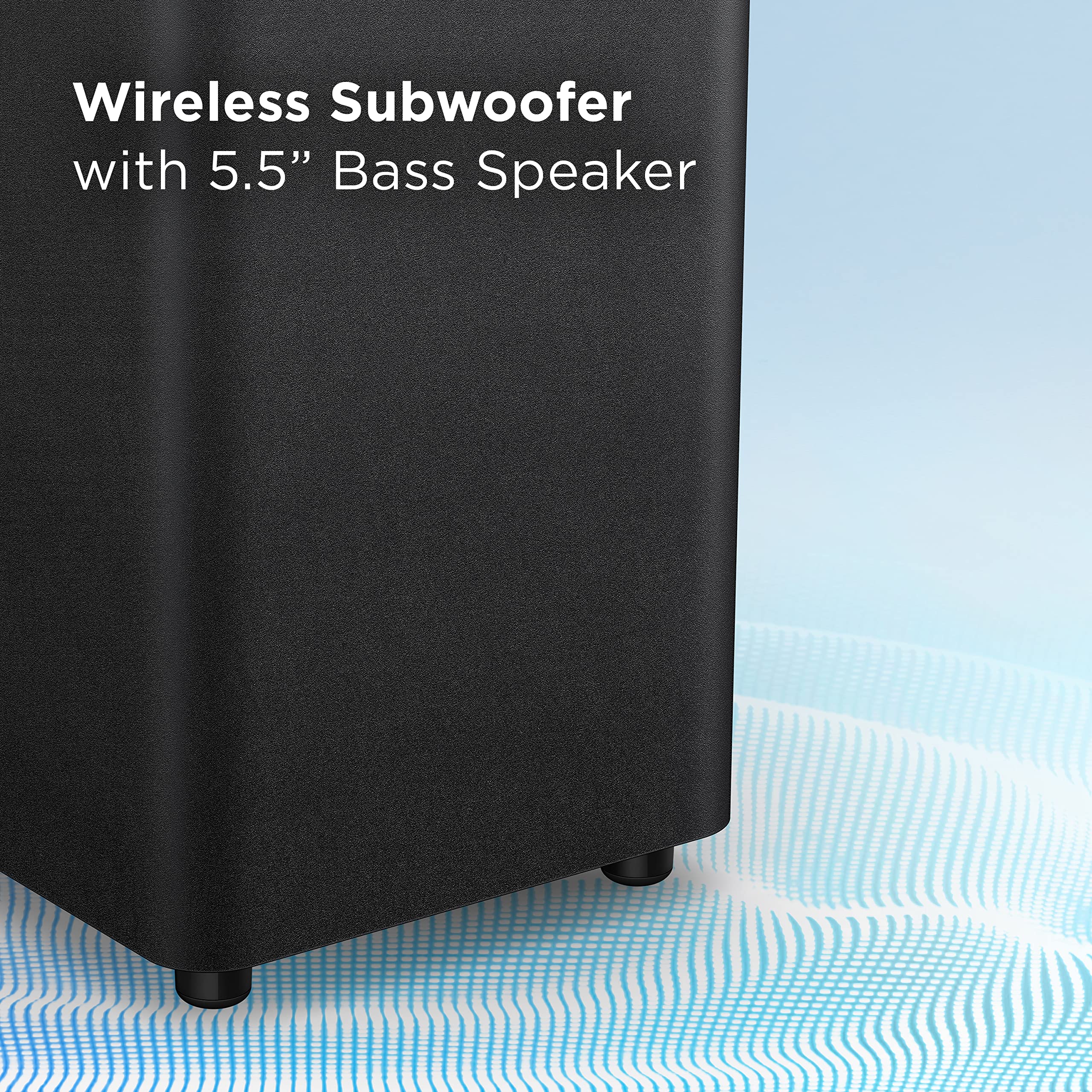 Tcl 2.1Ch Sound Bar With Wireless Subwoofer (S4210, 2023 Model), Dolby Audio, Dts Virtual:X, Bluetooth, Voice Assistant Input, W