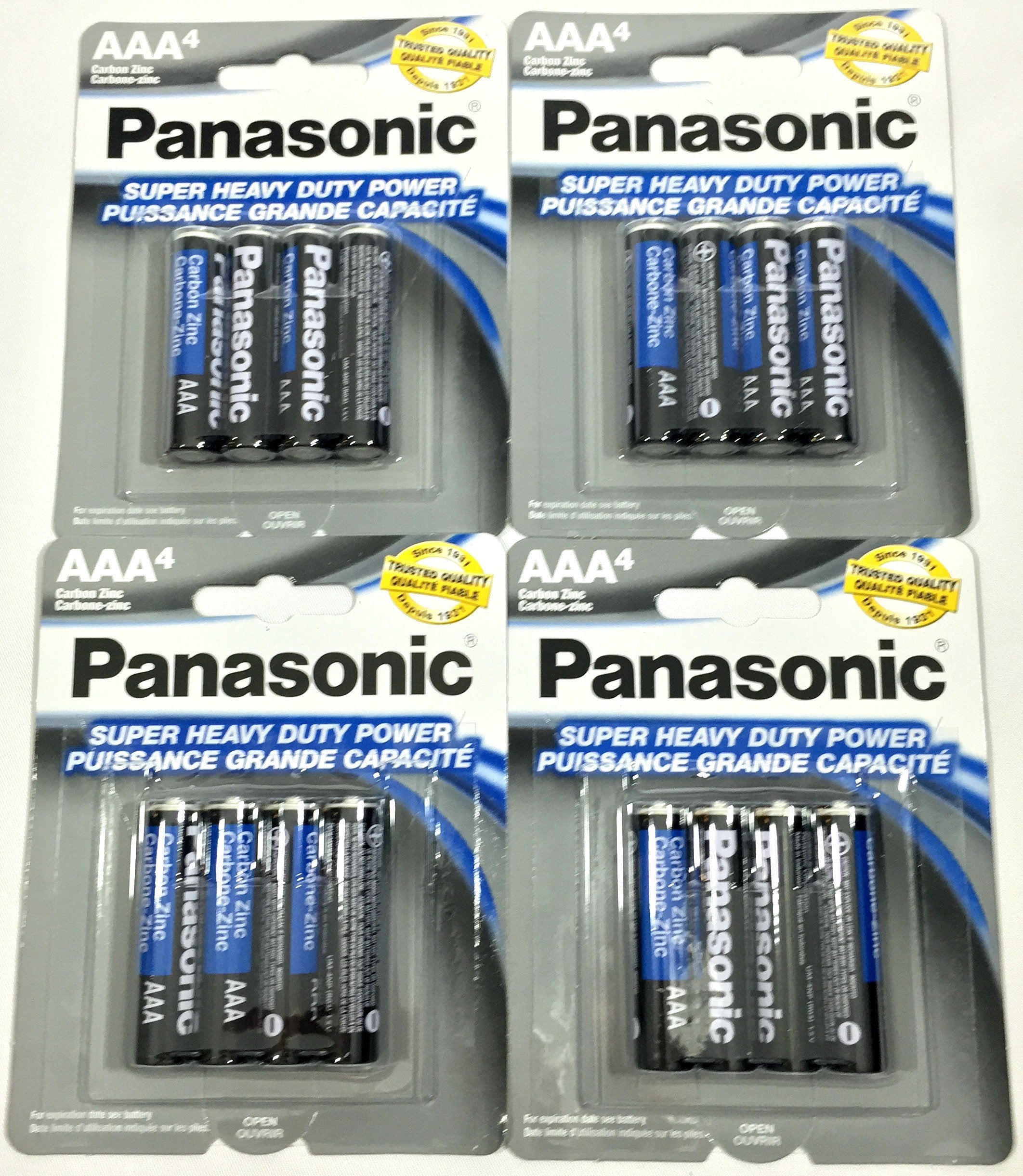 Panasonic 16Pc Aaa Batteries Super Heavy Duty Power Carbon Zinc Triple A Battery 1.5V