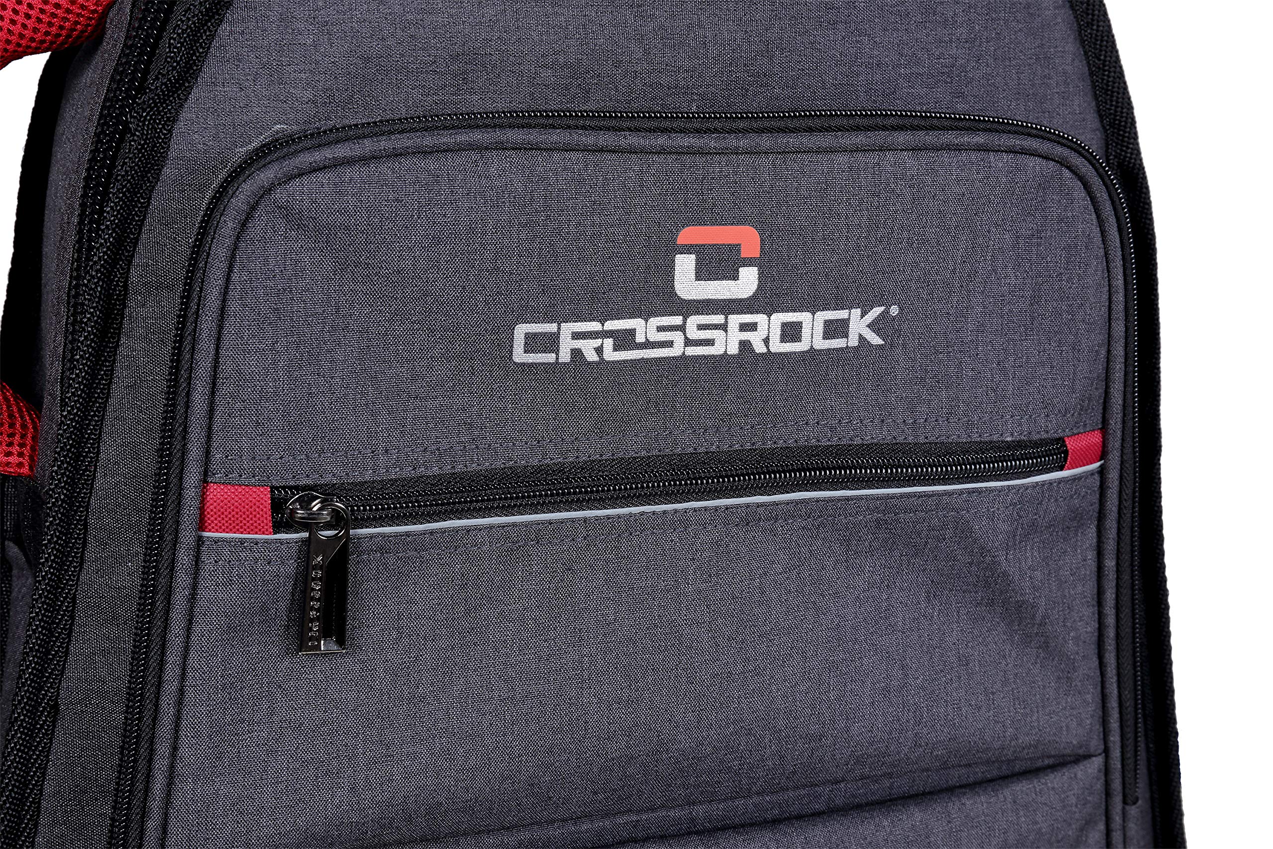 Crossrock Crsg107D Dreadnought Guitar Bag, 10Mm Padding, Backpack Available, Dark Grey (Crsg107Dgr)