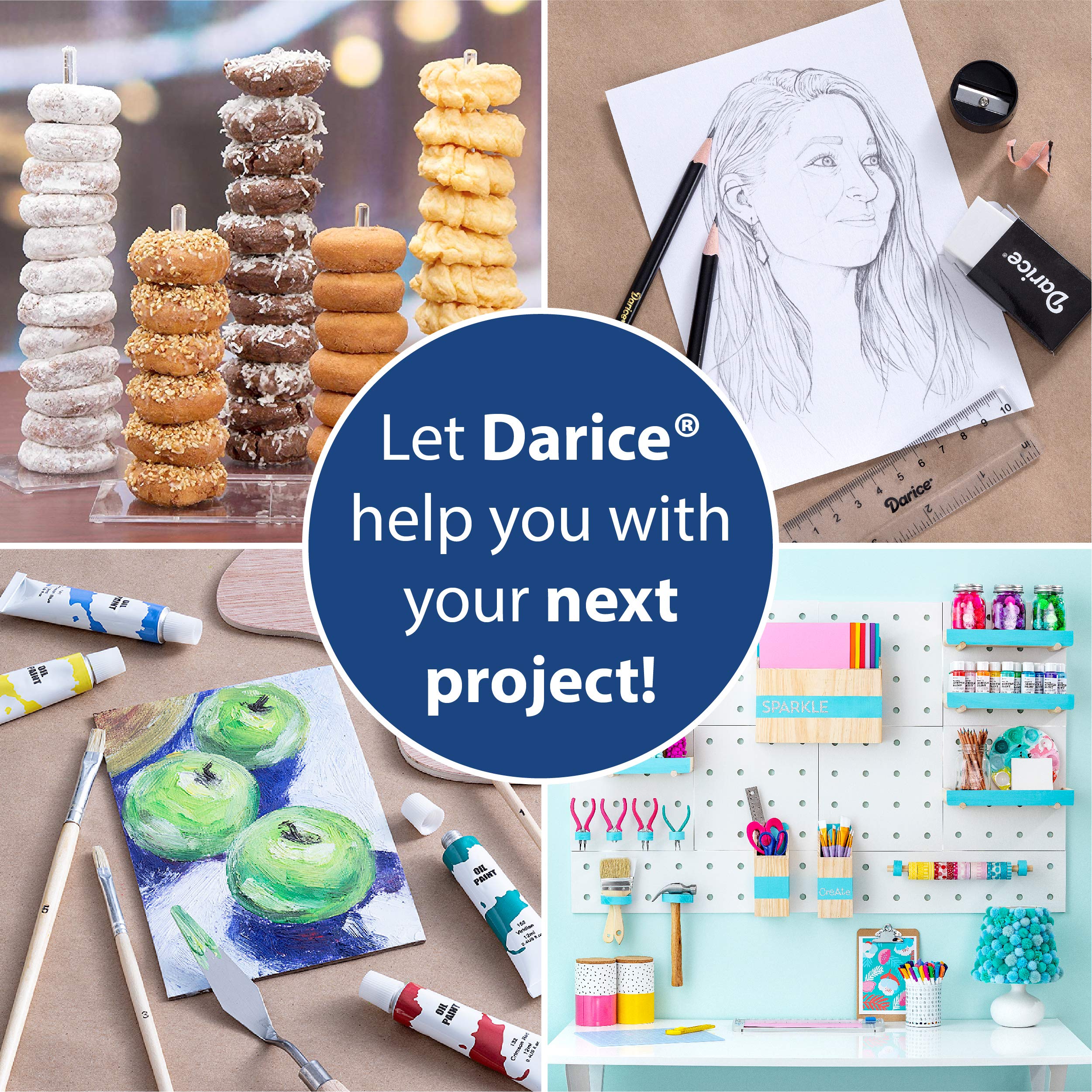 Darice Accessory Cord With One Bulb Light, 6 Cord, Brown   Single Bulb Replacement Cord With On/Off Switch, Plugs Into Electrica