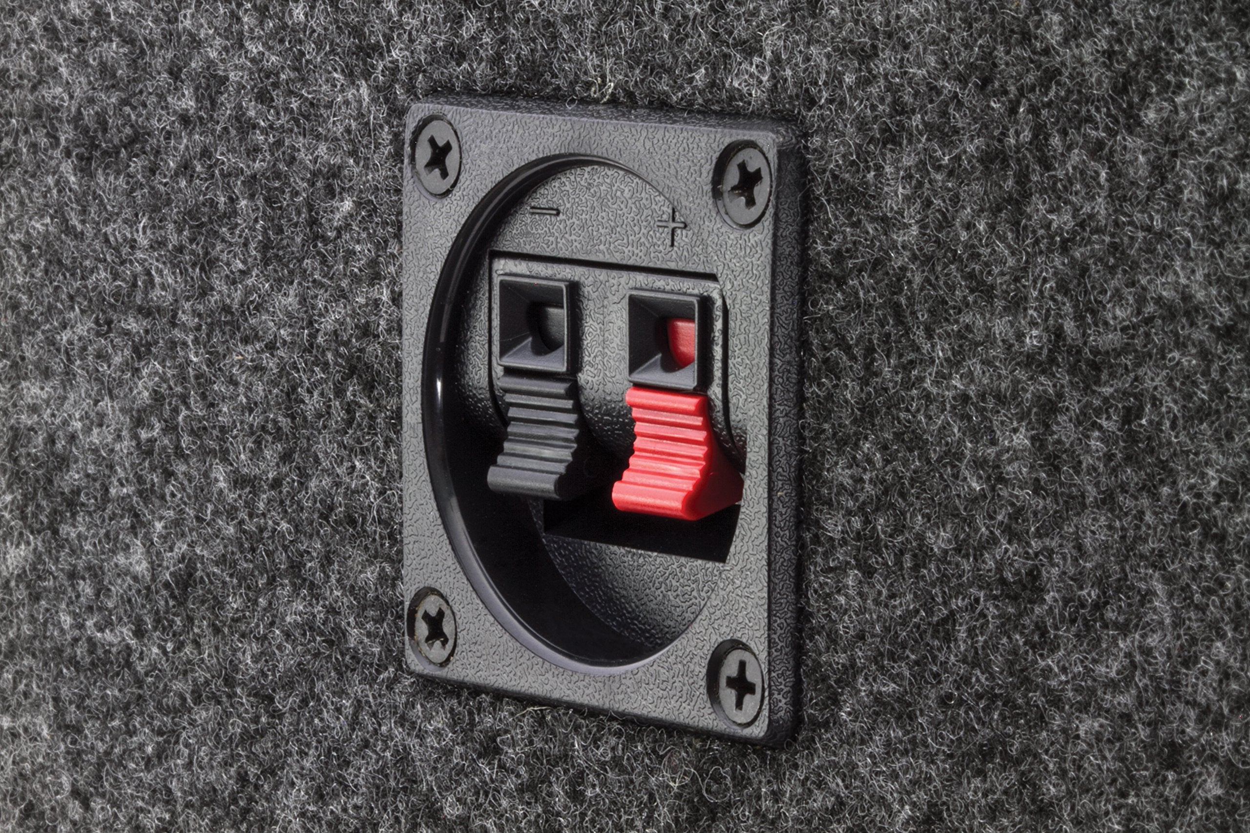 Scosche SE69KT 6x9 Single Car Speaker Enclosure with Gray Carpet, Assembly Required, Speaker not Included