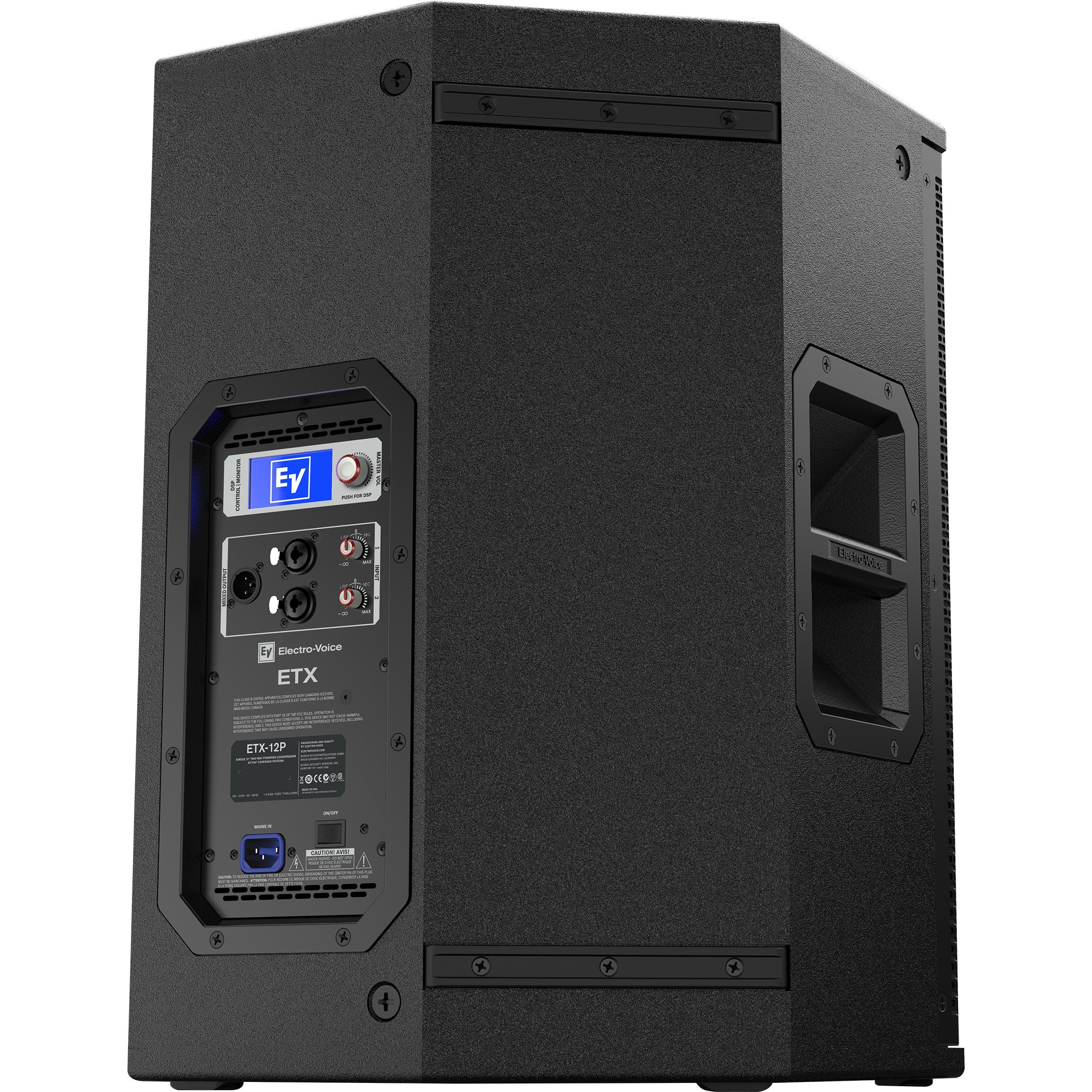 Electro Voice Etx 12P 12'' 2000W 2 Way Full Range Powered Loudspeaker