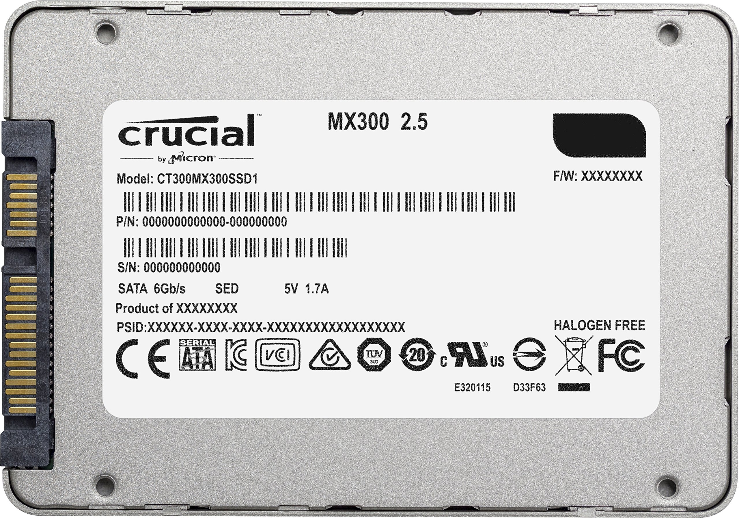 Crucial Mx300 1Tb 3D Nand Sata 2.5 Inch Internal Ssd   Ct1050Mx300Ssd1
