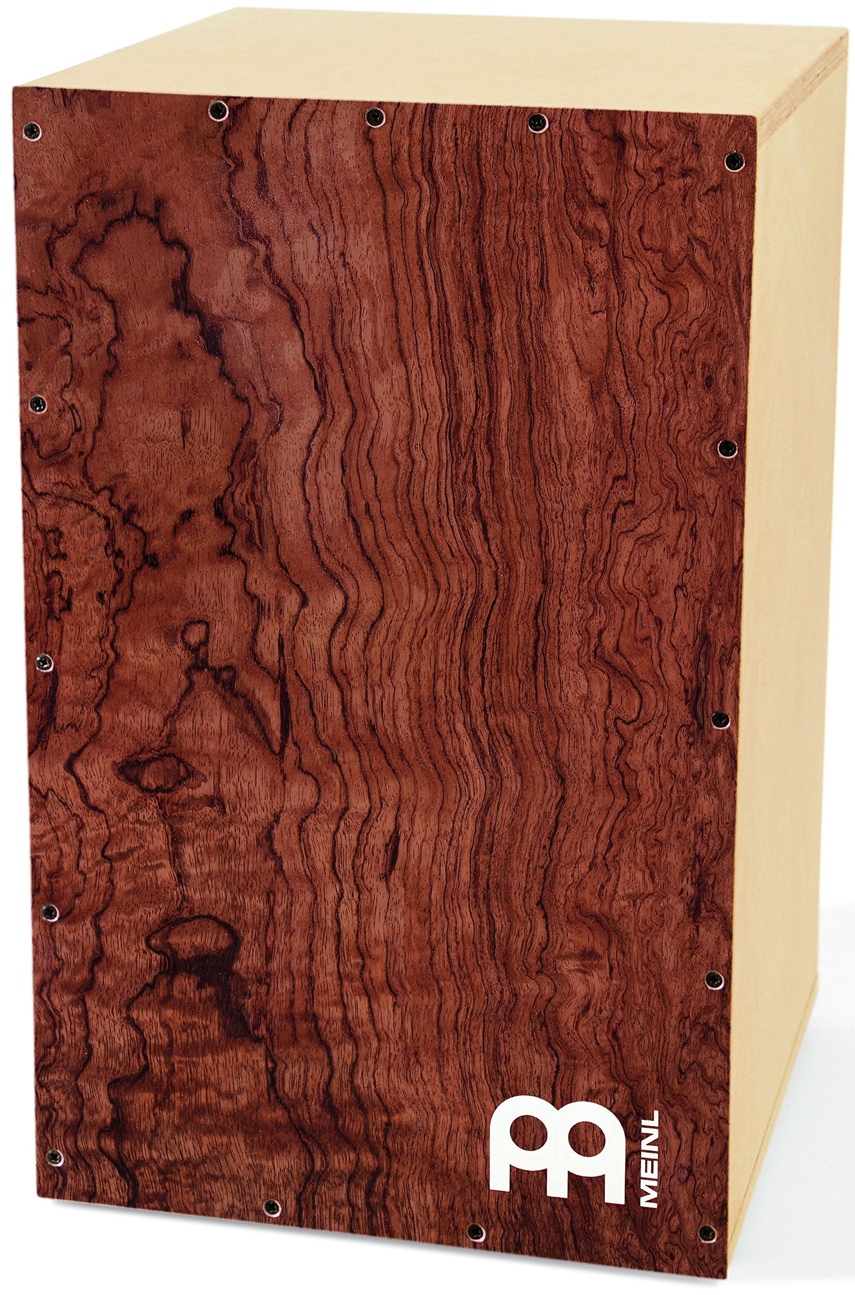 Meinl Deluxe Make Your Own Snare Cajon Kit With Tool Box   Made In Europe   Burl Wood Frontplate / Baltic Birch Body, Includes E