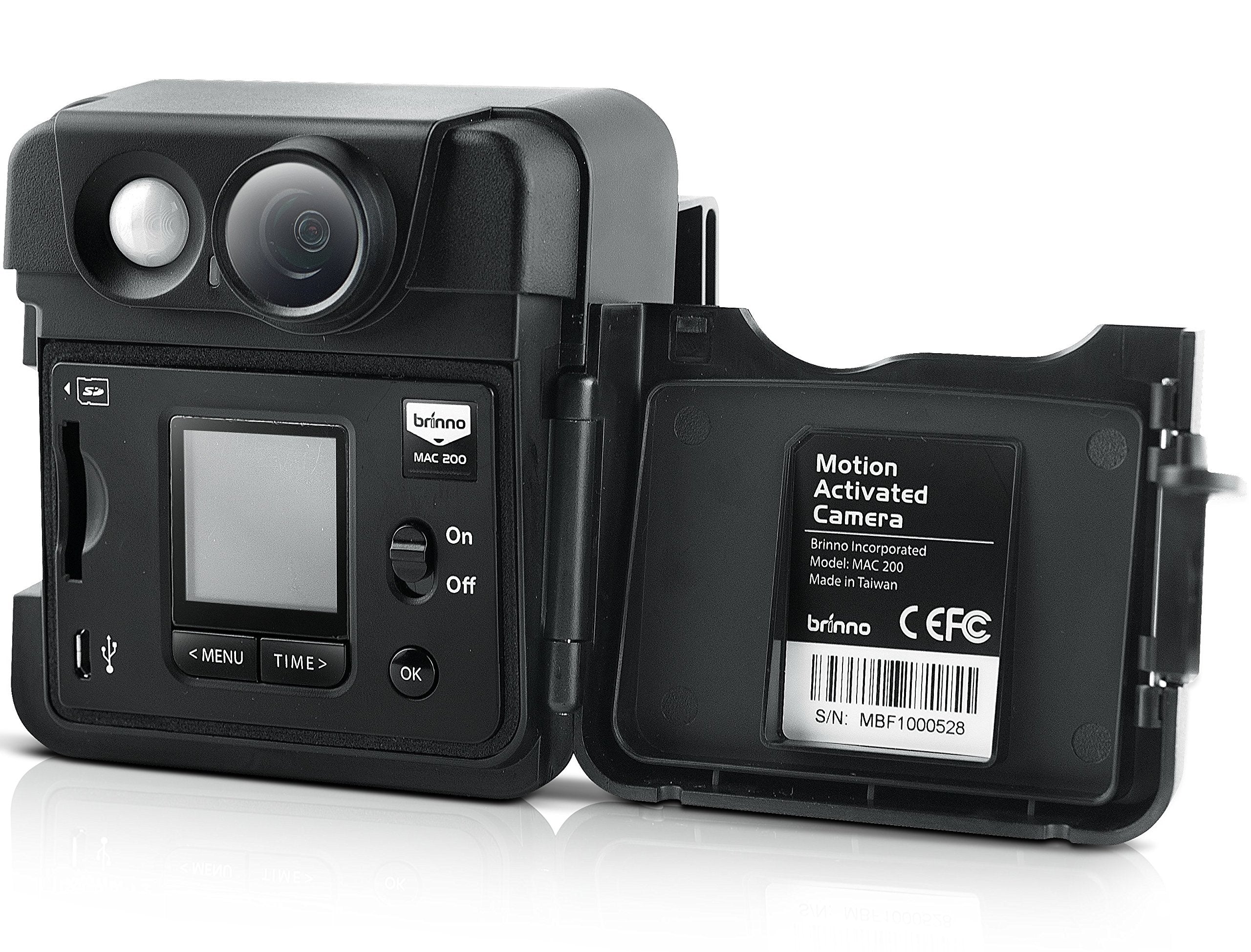 Brinno Mac200Dn Portable Motion Activated Wireless Outdoor Security Camera (Black)