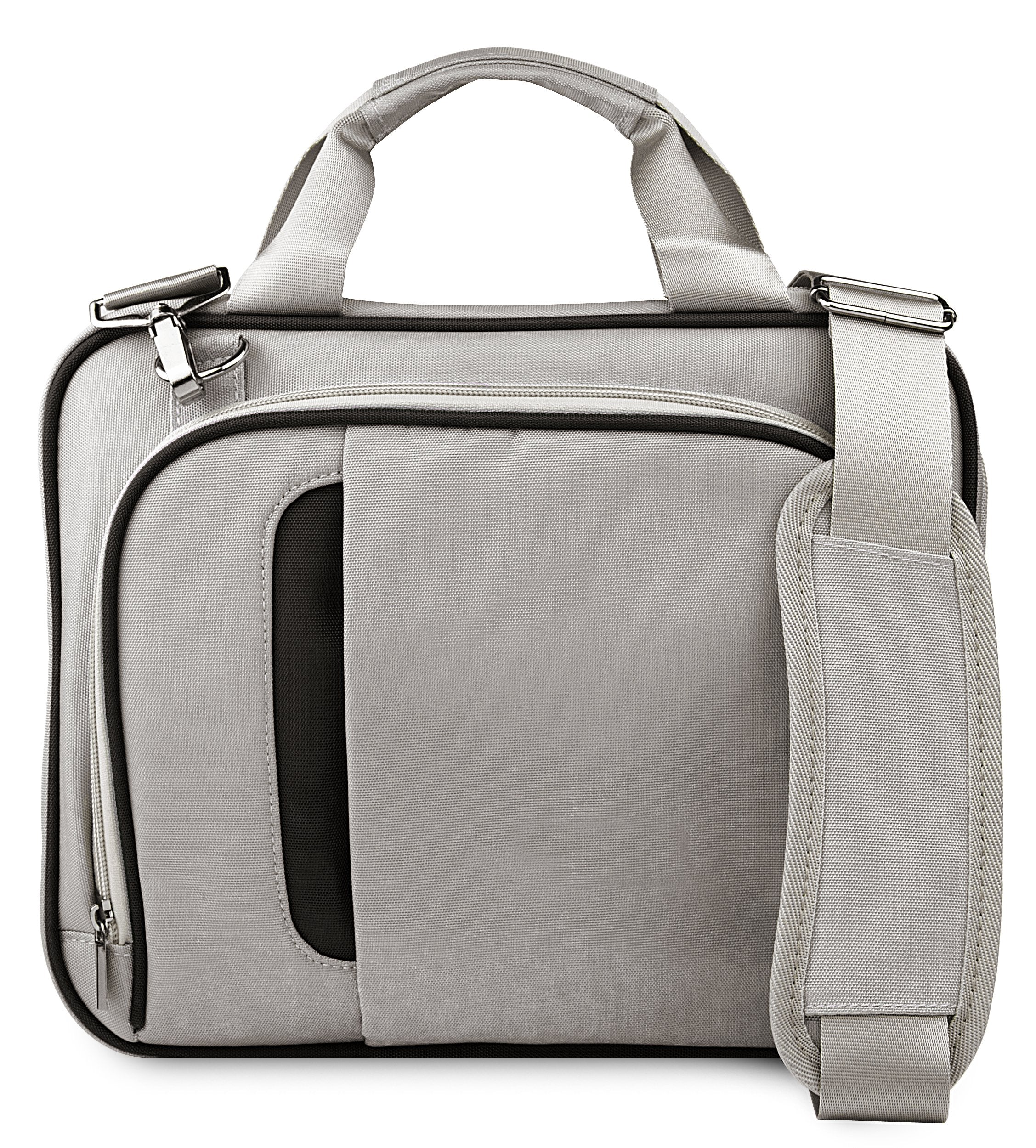VanGoddy Silver Black Messenger Bag for Surface 3 Windows 2-in-1 Tablet, Up To 10.8inch