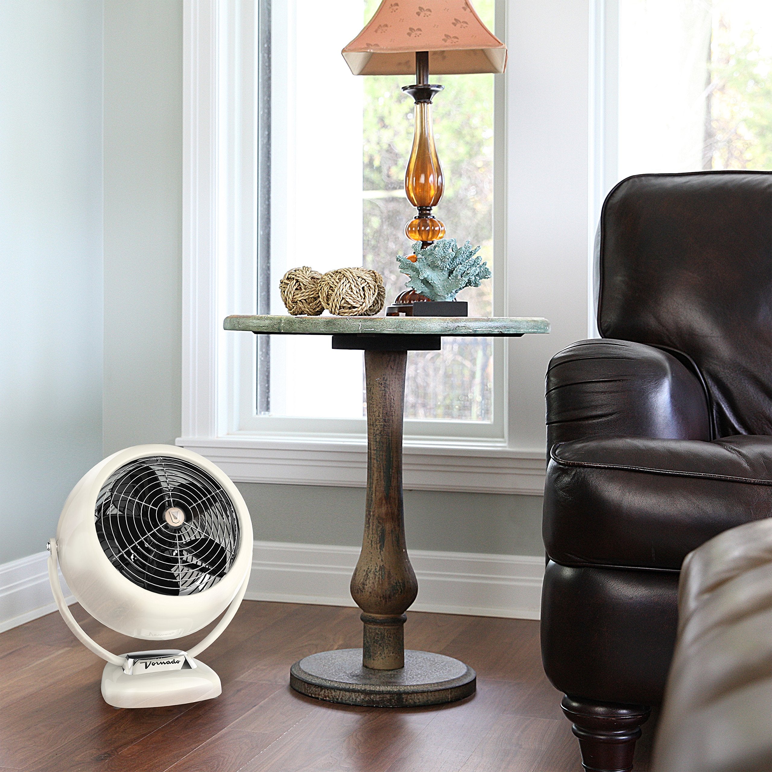Vornado Vfan Sr. Vintage Air Circulator Fan, Vintage White