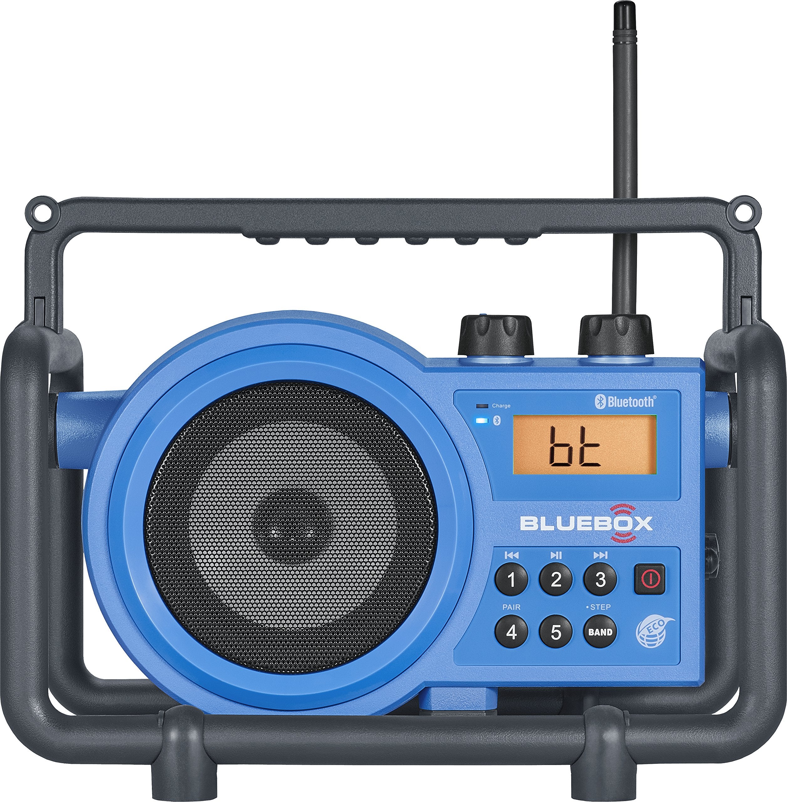 Sangean Bb 100 Bluebox Am/Fm Ultra Rugged Digital Receiver With Bluetooth, Blue, 12.4''