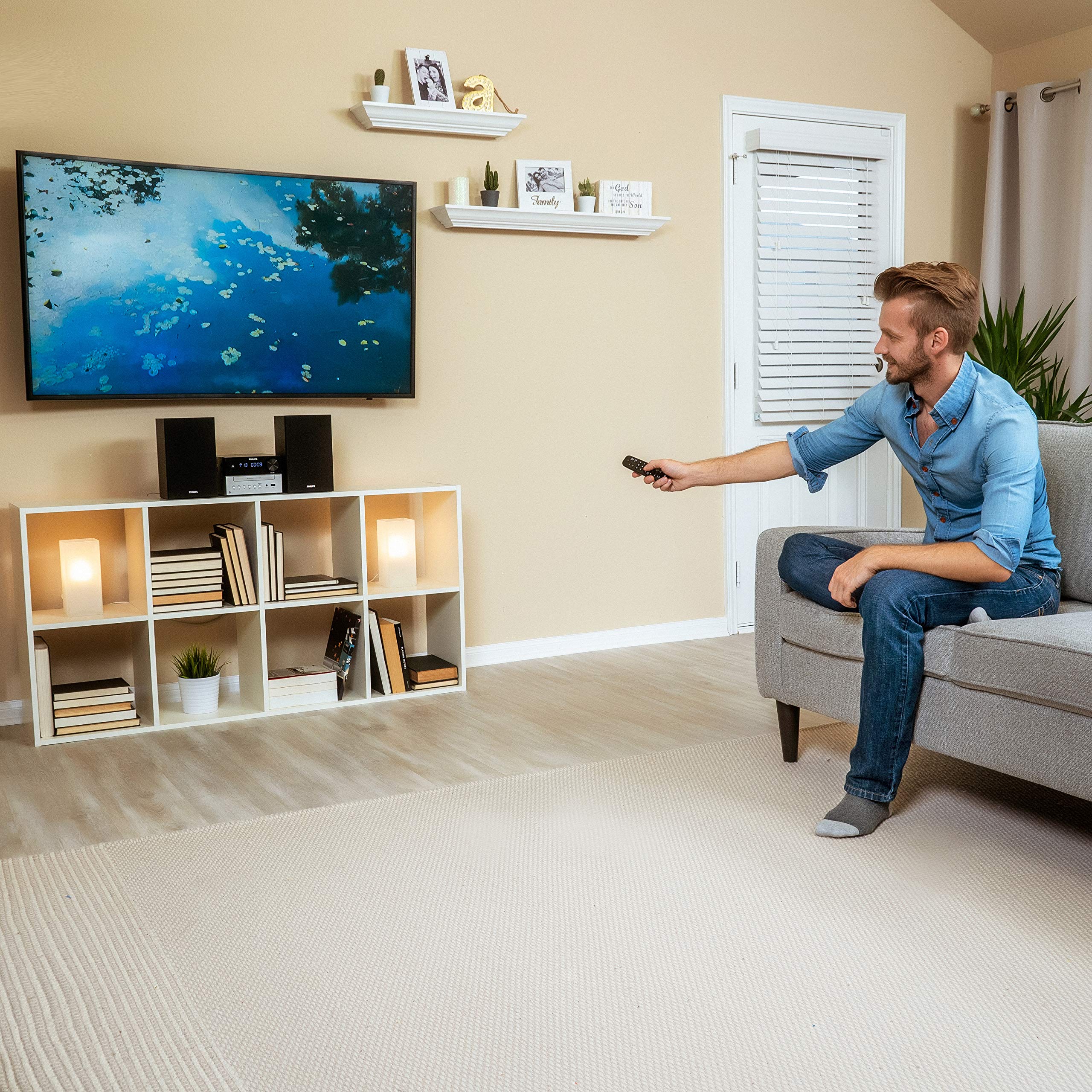 Philips Bluetooth Stereo System For Home With Cd Player, Mp3, Usb, Audio In, Fm Radio, Bass Reflex Speaker, 18W, Remote Control