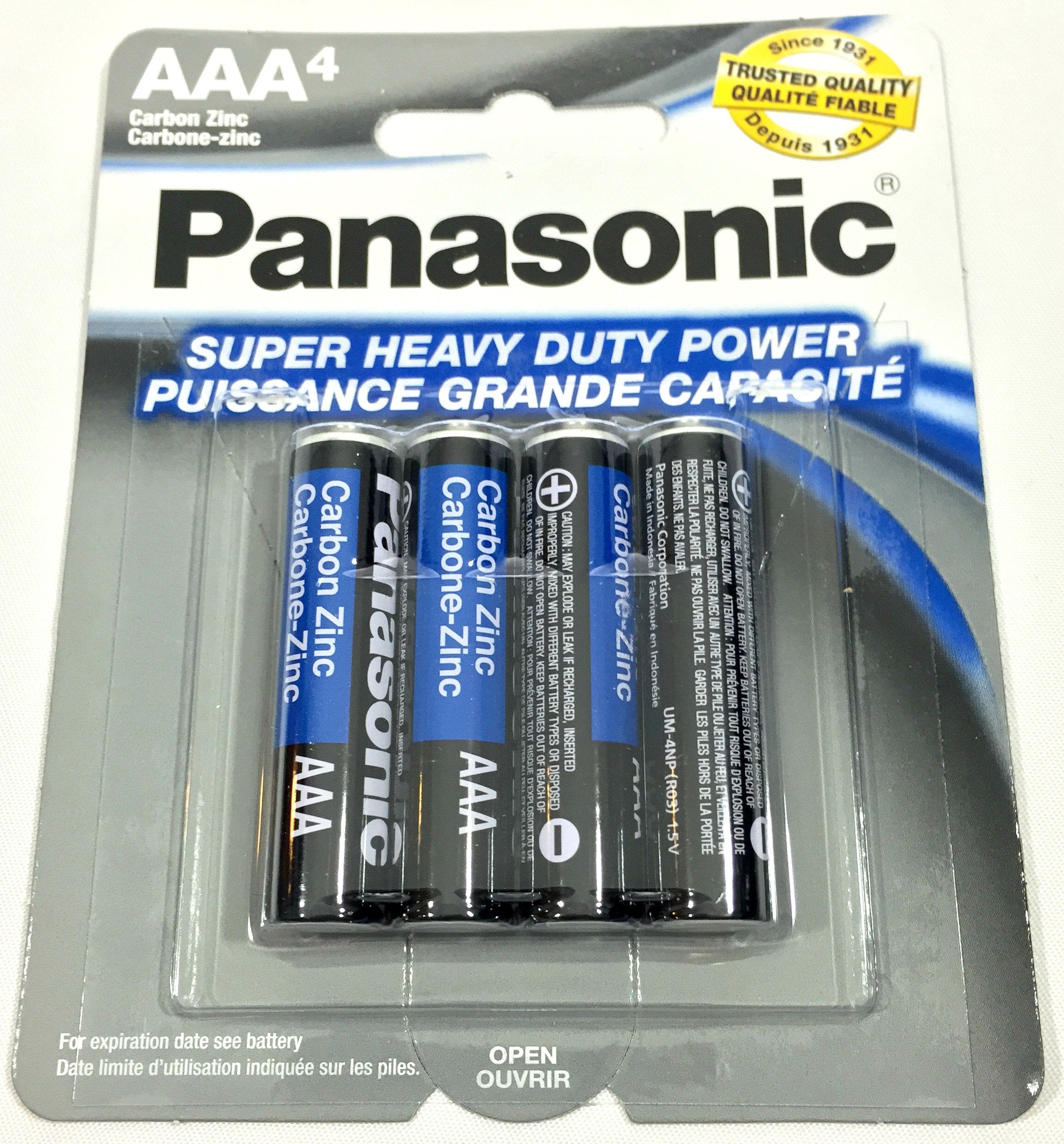 Panasonic 16Pc Aaa Batteries Super Heavy Duty Power Carbon Zinc Triple A Battery 1.5V