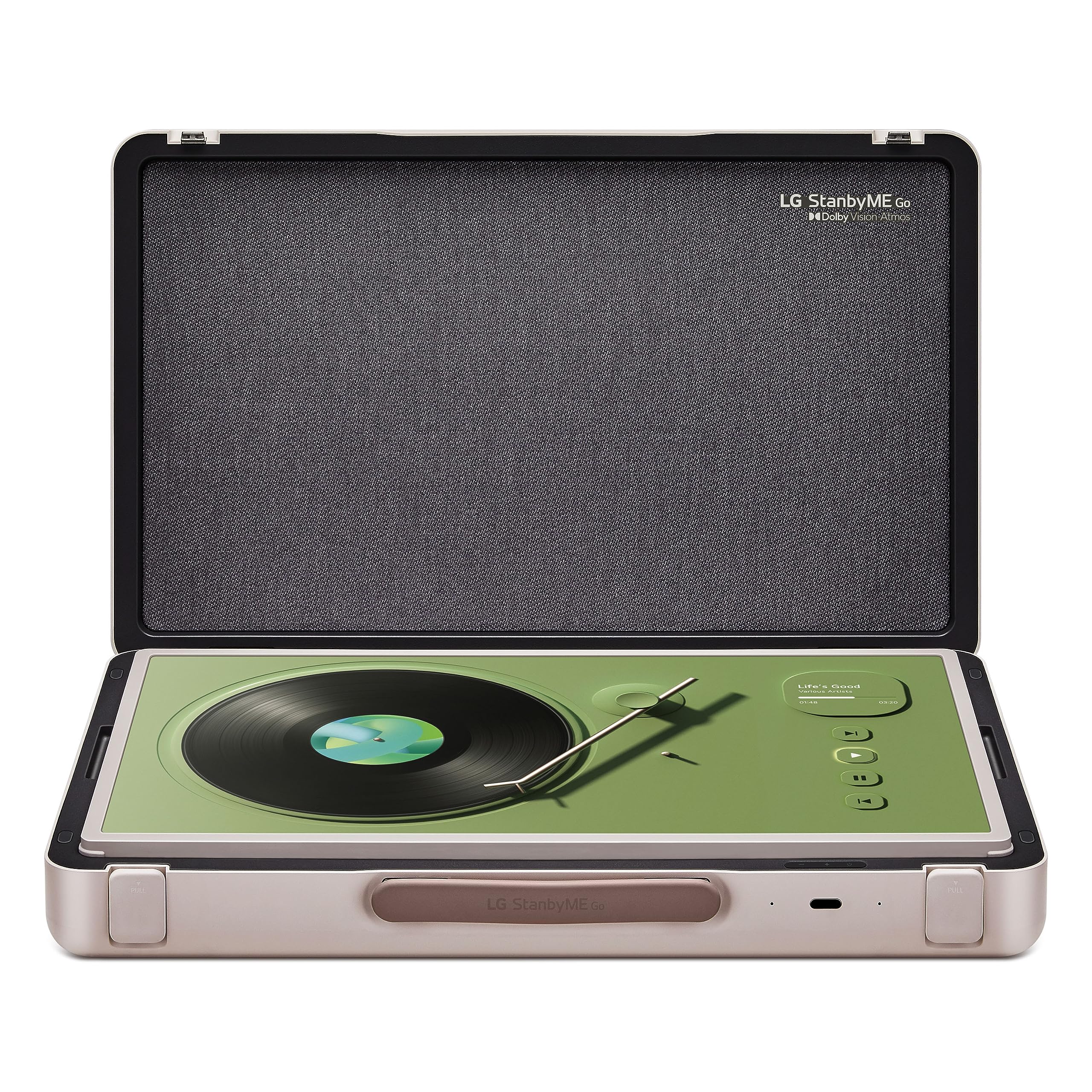 Lg 27 Inch Stanbyme Go Portable Smart 1080P Touch Screen (27Lx5Qkna, 2023 Model), Calming Beige