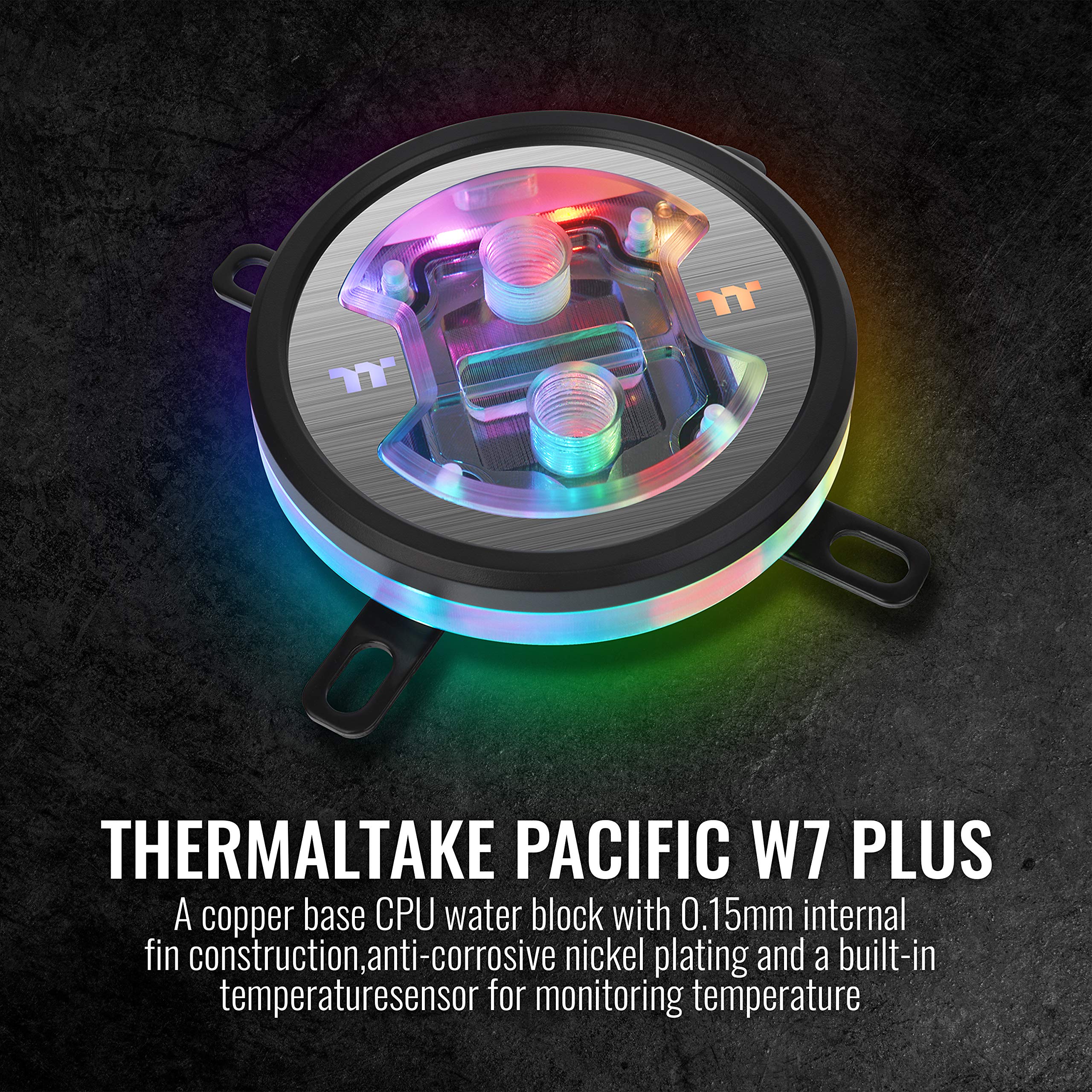 Thermaltake Pacific W7 Plus 16.8 Million Rbg Color Software Enabled (Tt Rgb Plus/Alexa/Razer Chroma) Amd/Intel (Lga 1200) Built