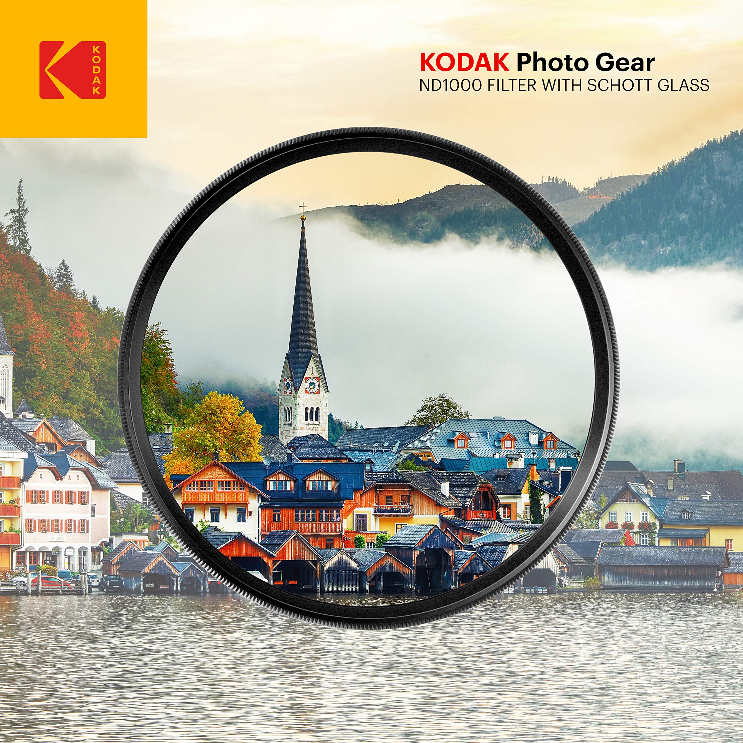 Kodak 49Mm Schott Glass Ir Neutral Density 1000 Filter | Super Slim Waterproof Polished Nano Multi Coated 16 Layers | Prevents O