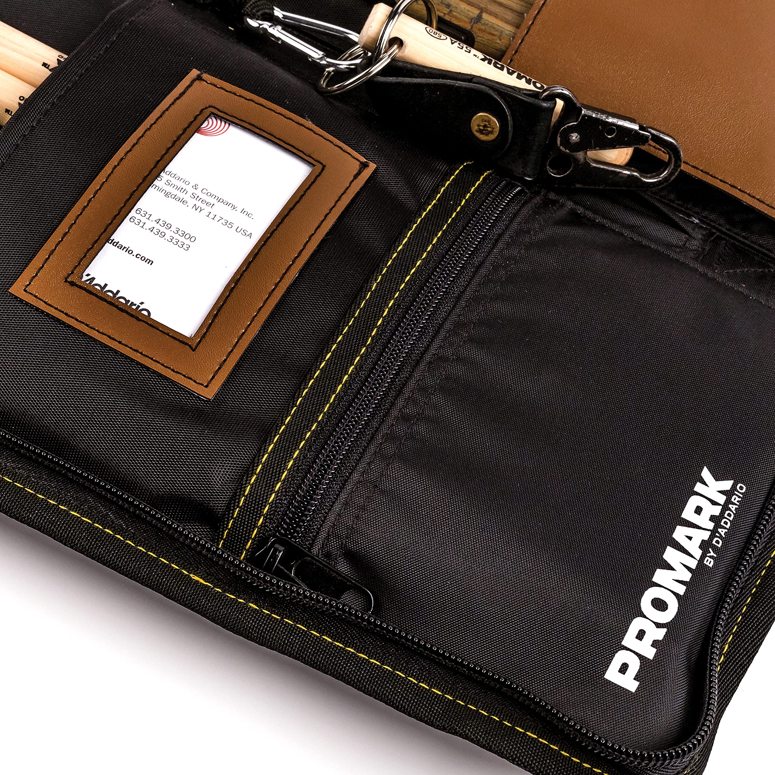 Promark Drum Stick Bag   Transport Deluxe Drumstick Holder   Drum Sticks Holder Made From Weatherproof Ballistic Nylon And Synth
