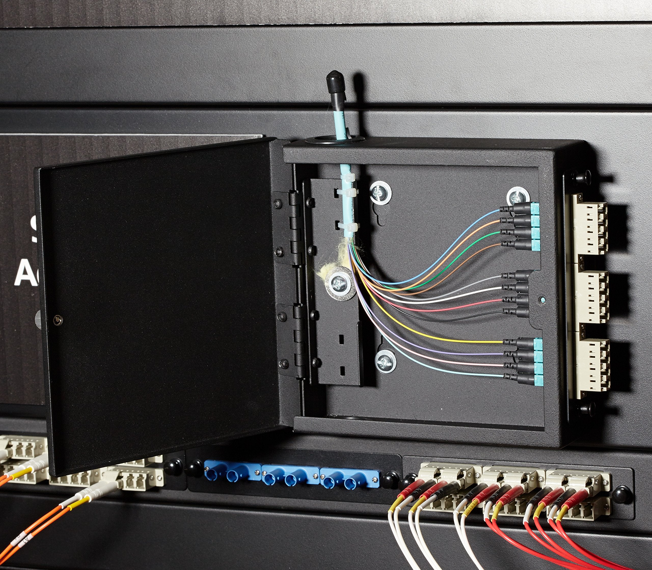 Black Box Wallmount Mini Fiber Enclosure, 1 Slot Adapter