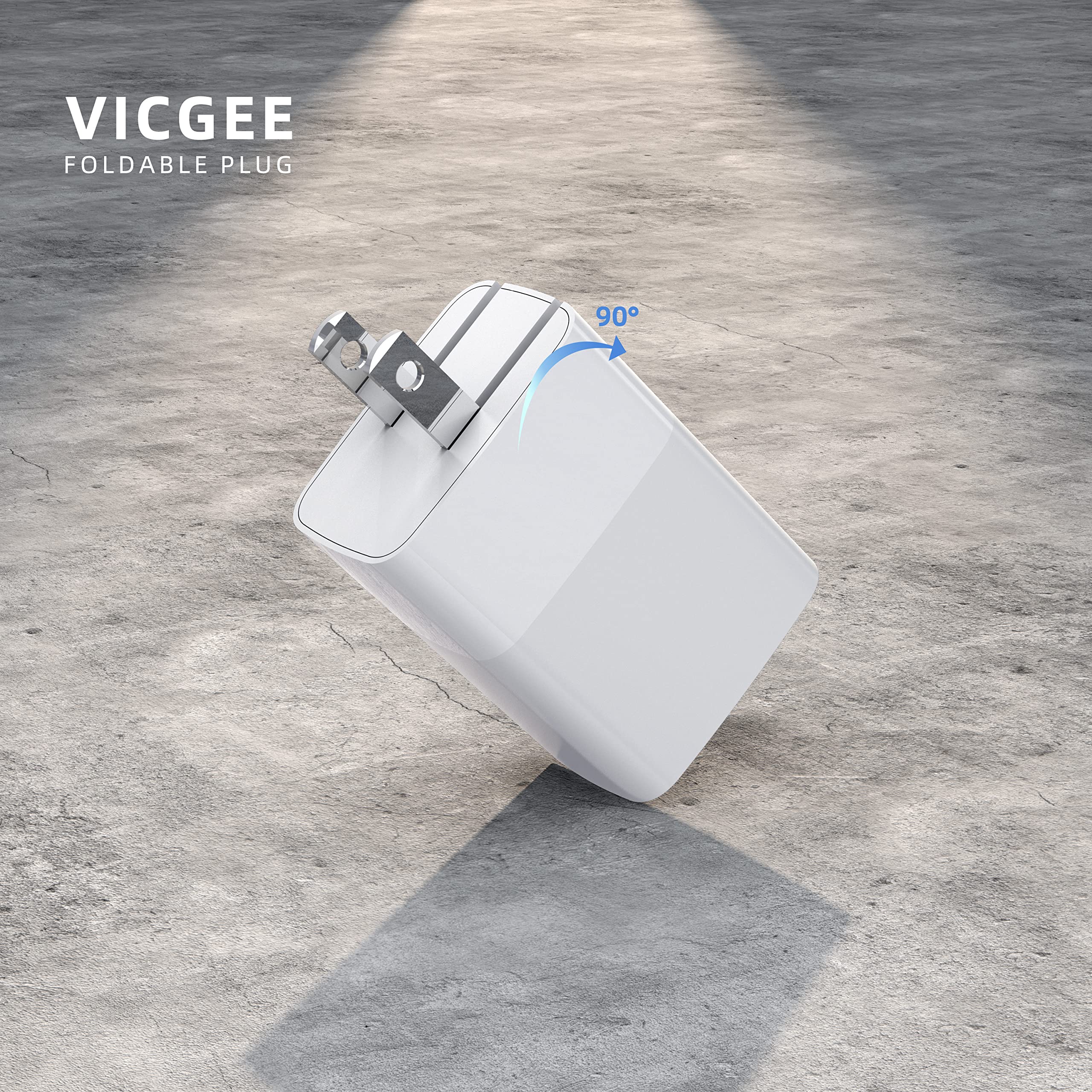 20W Foldable Fast Charging Fit For Ipad Pro Charger   (Replacement For Ipad Pro 12.9/11 Inch, For Ipad Air 4Th/5Th, For Ipad Min