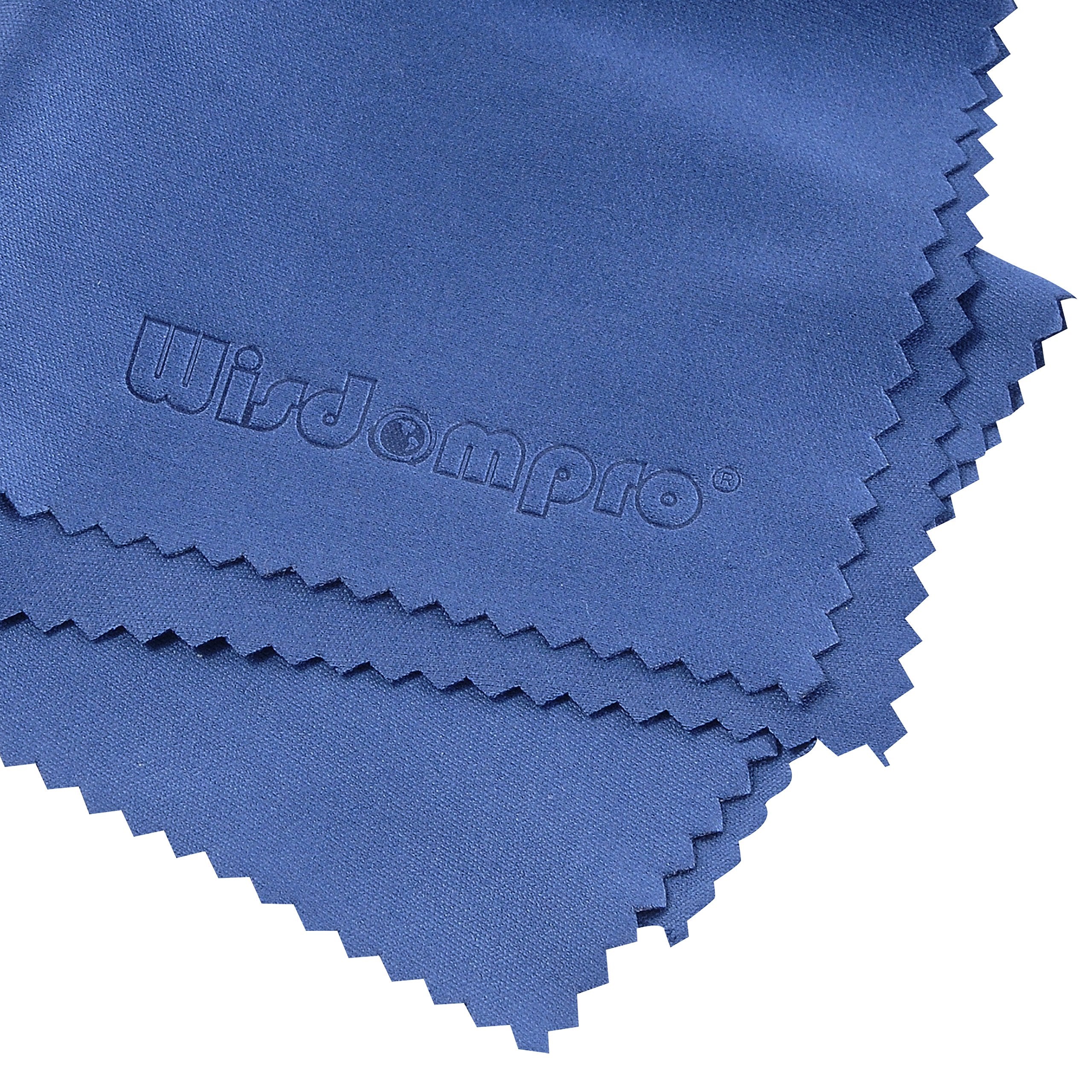 Wisdompro 8 Pack 6X7 Inches Microfiber Cleaning Cloth For Camera Lens, Glasses, Phone, Iphone, Ipad, Tablet, Laptop, Lcd Tv, Com