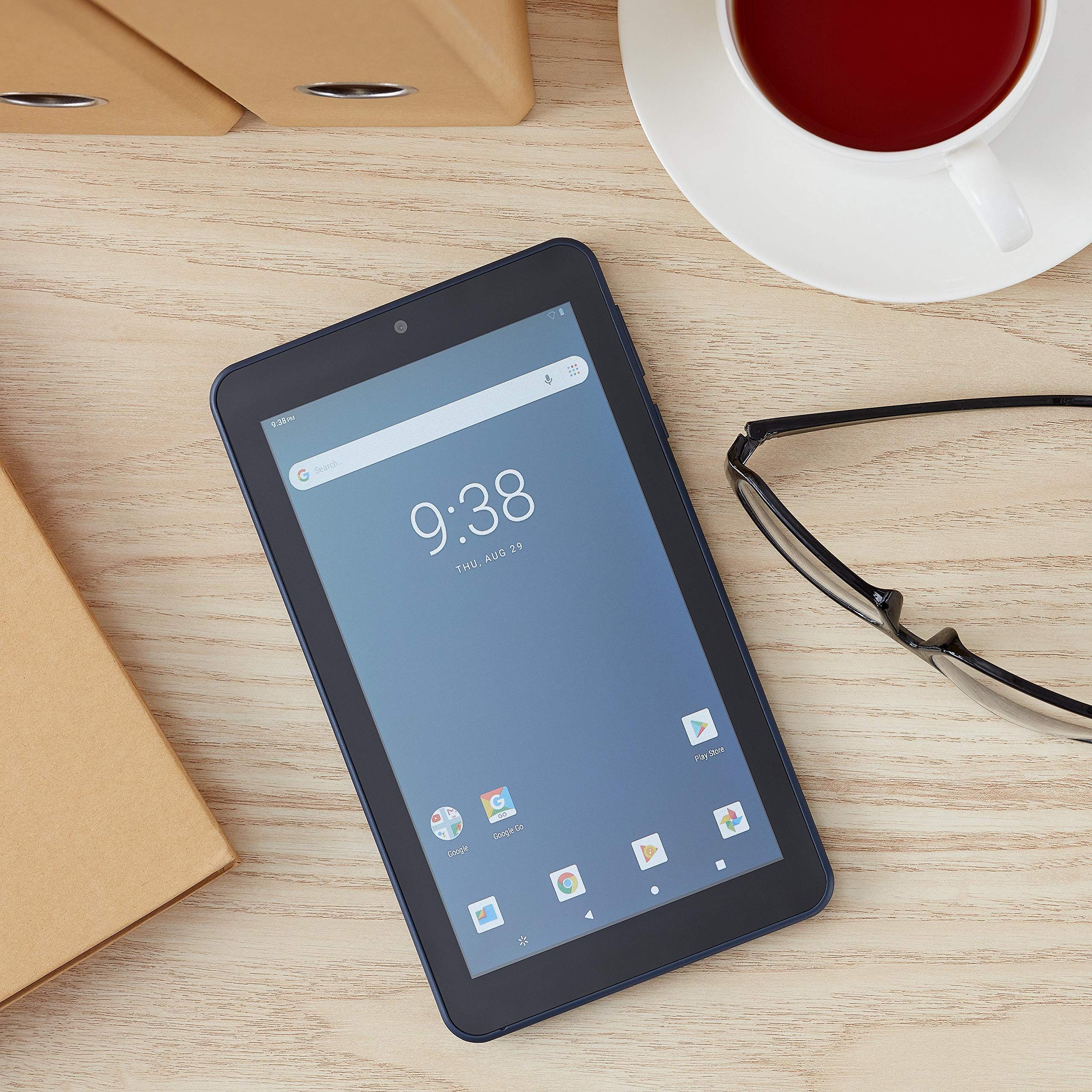 Onn. Surf 7 Android Tablet 9.0 Pie 16Gb 1.3Ghz Quad-Core 2 Camera Bluetooth