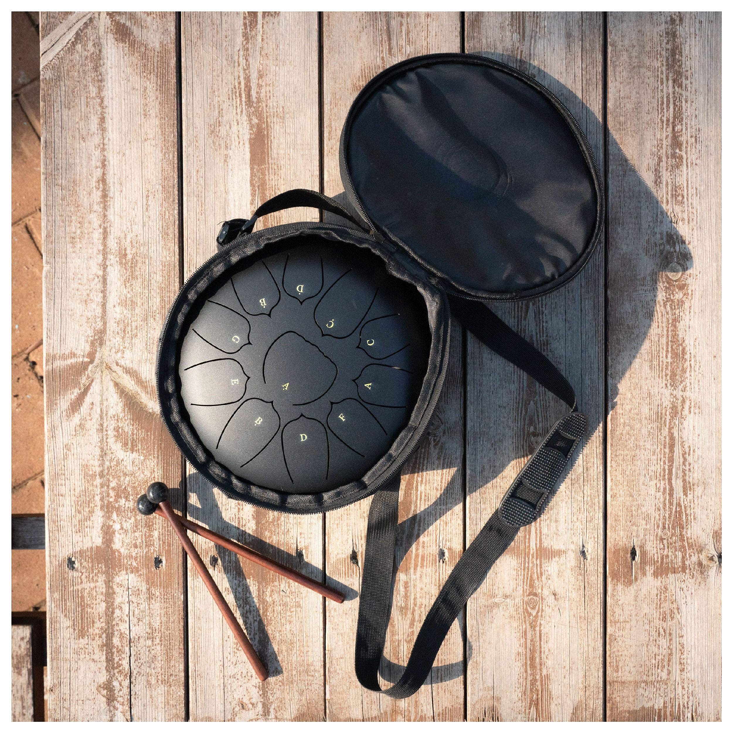 Cadushki Steel Tongue Drum   Percussion Instruments   Handpan Drum For Meditation, Yoga, Relaxation, Healing, And An Unique Gift