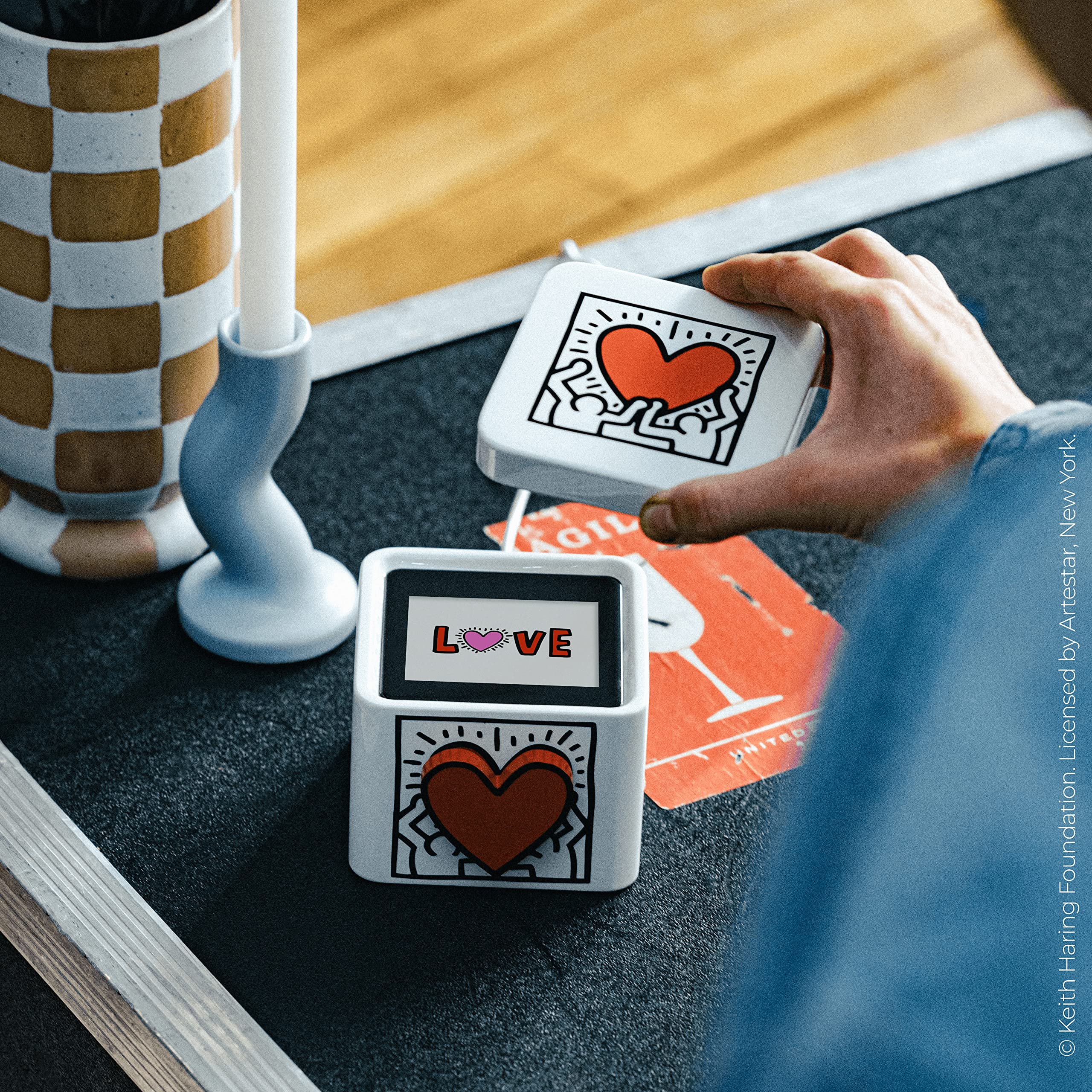 Keith Haring Lovebox | Mother'S Day Luxury Gift | Gift For Art Lover | Gifts For Boyfriend, Girlfriend, Couple