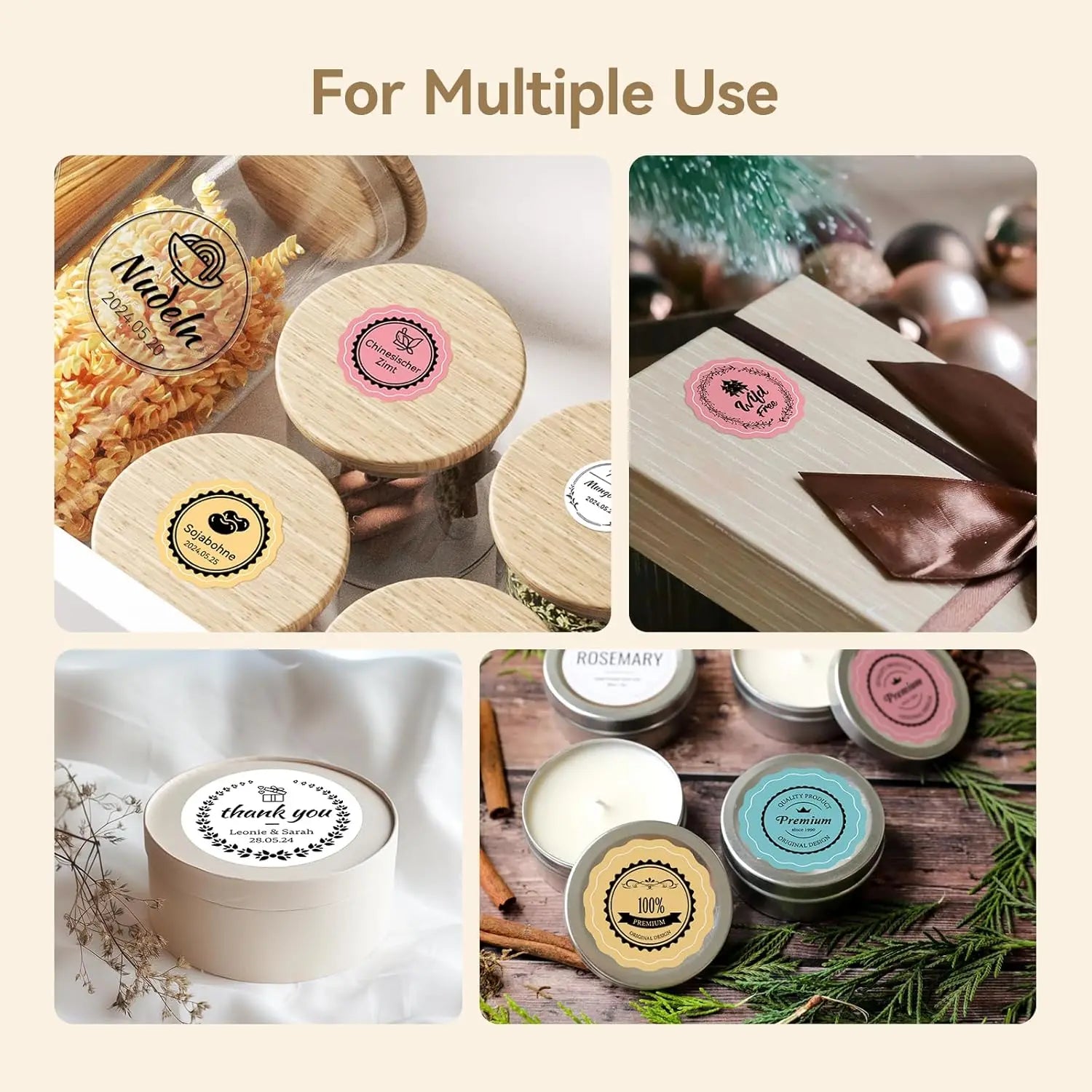 Niimbot 1Roll B1 White Sticker Waterproof Paper Adhesive Label White Anti-Oil For B1 B21 Mini Portable Thermal Printer Tape