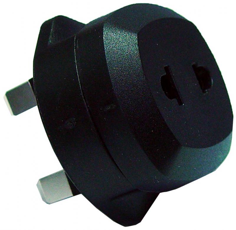 U.S. to British adapter plug for main equipment power