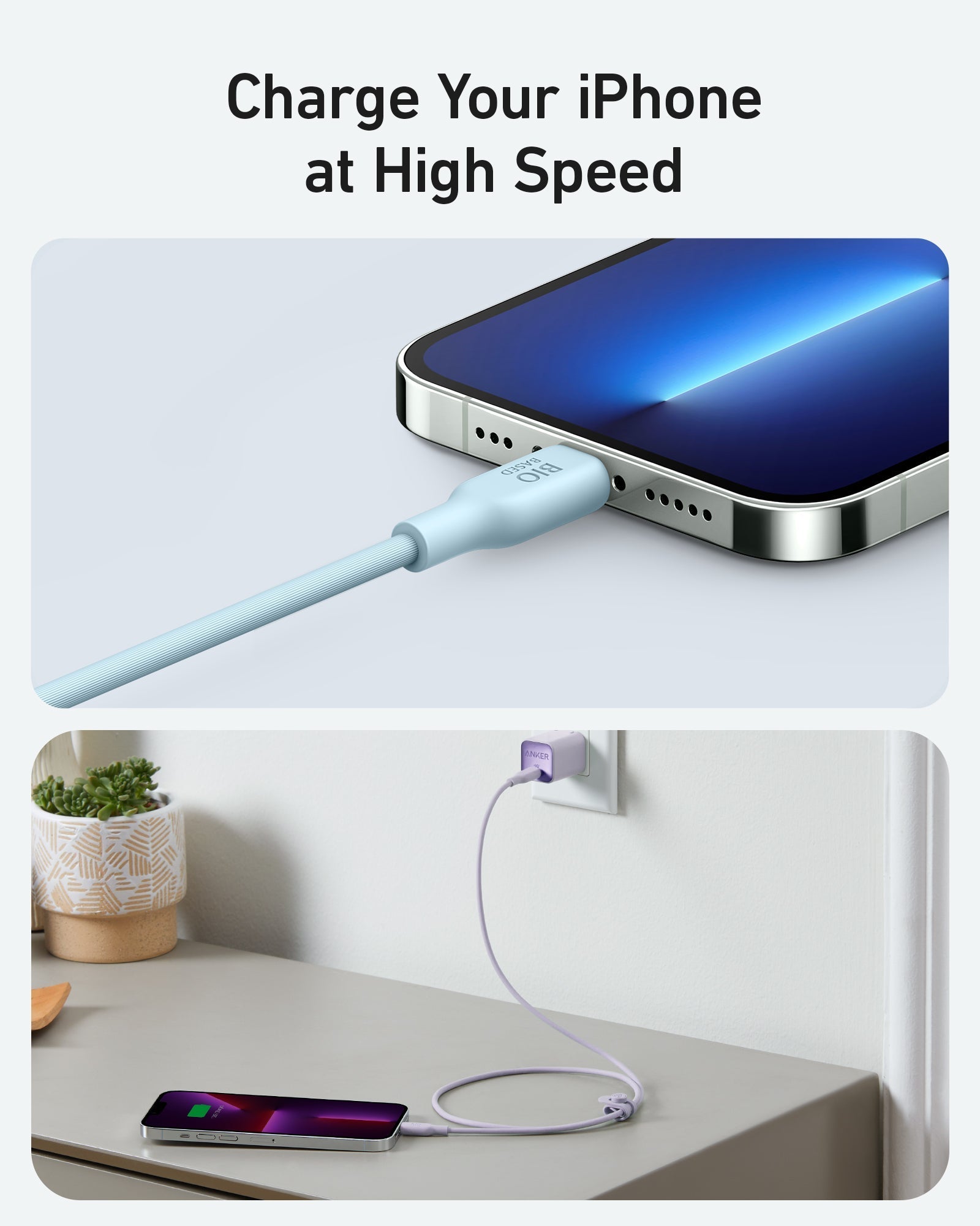 Anker <b>541</b> USB-C to Lightning Cable (Bio-Based)