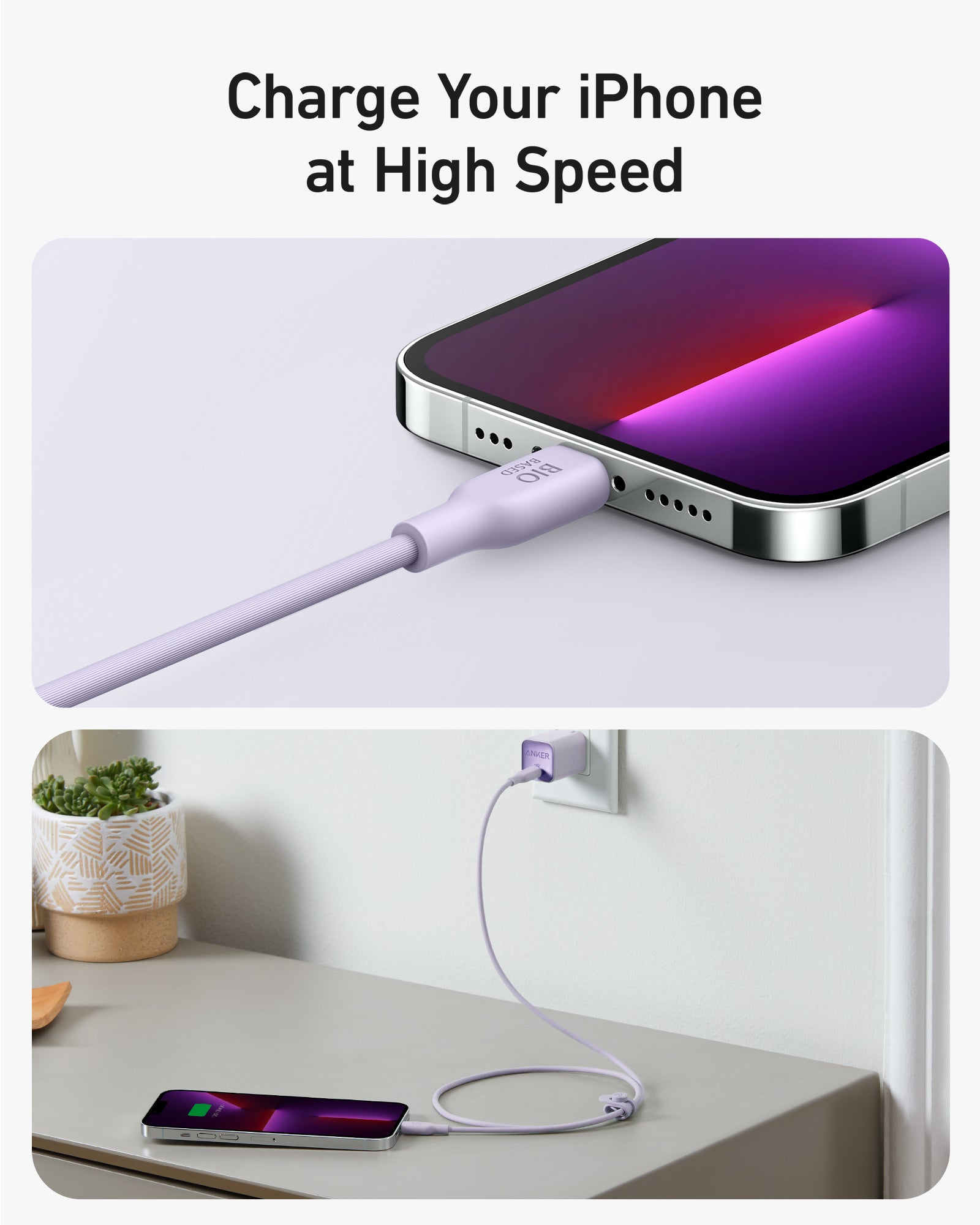 Anker <b>541</b> USB-C to Lightning Cable (Bio-Based)