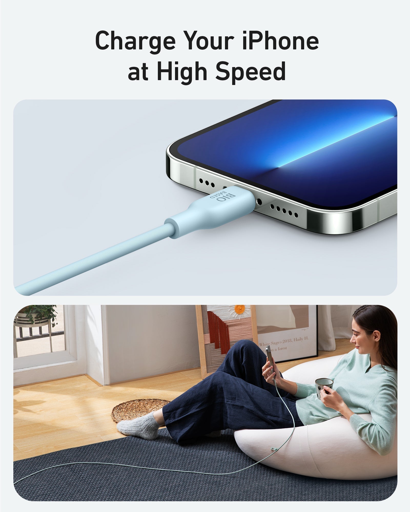 Anker <b>541</b> USB-C to Lightning Cable (Bio-Based)