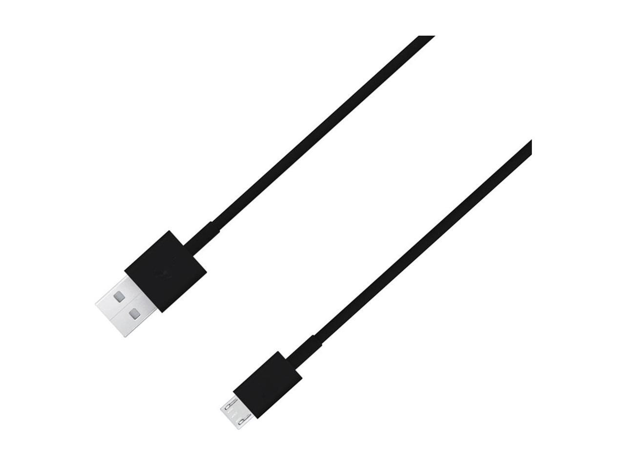 4XEM Micro USB to USB 2.0 Data Charge Cable 4XMUSBCBLBK Black
