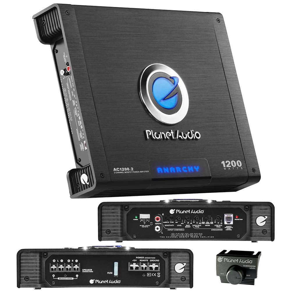 Planet Mosfet 2Ch Amplifer 1200W Anarchy Series