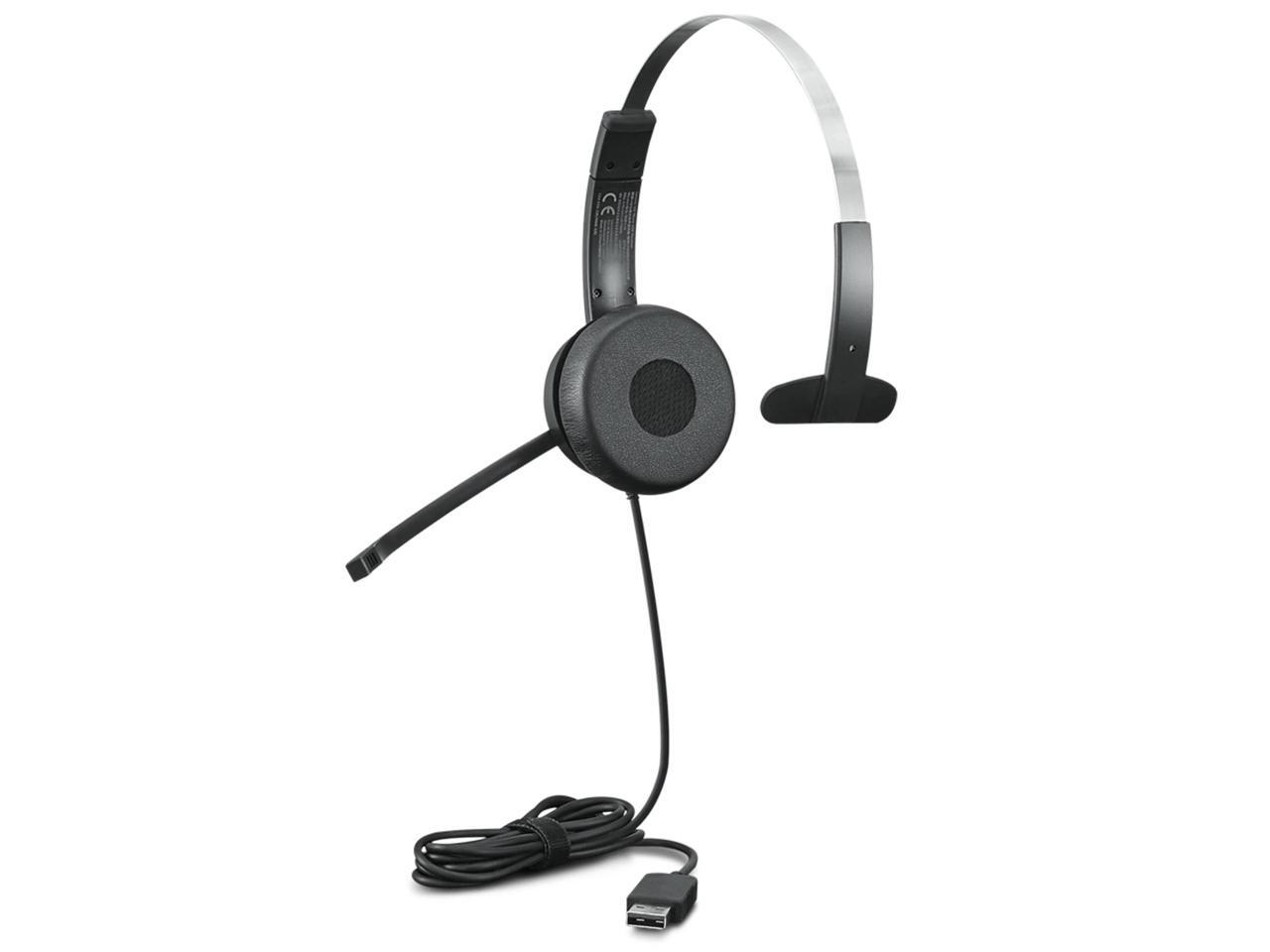 Lenovo 100 Monoaural On-Ear USB Headset - Thumbnail 2