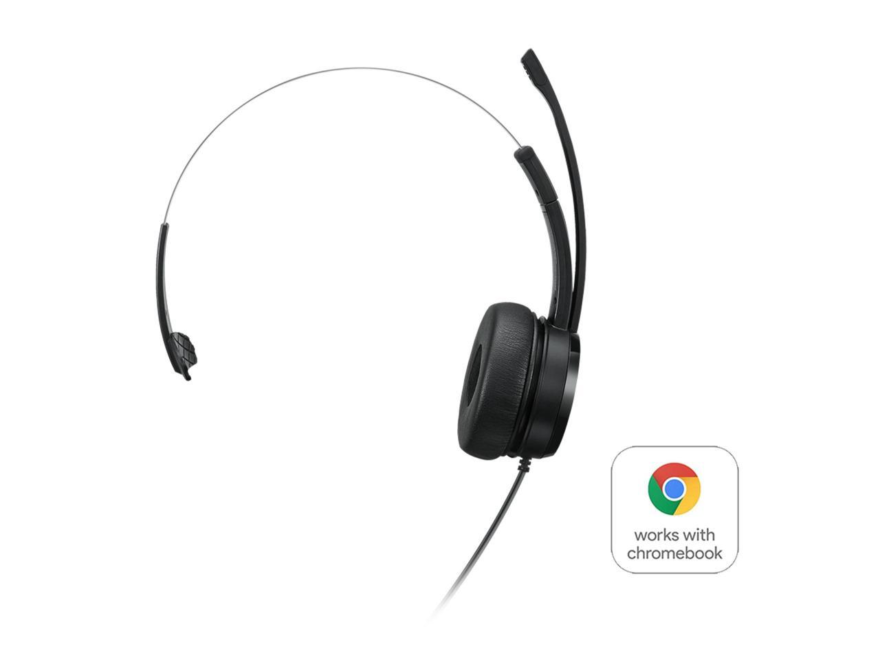 Lenovo 100 Monoaural On-Ear USB Headset - Thumbnail 3